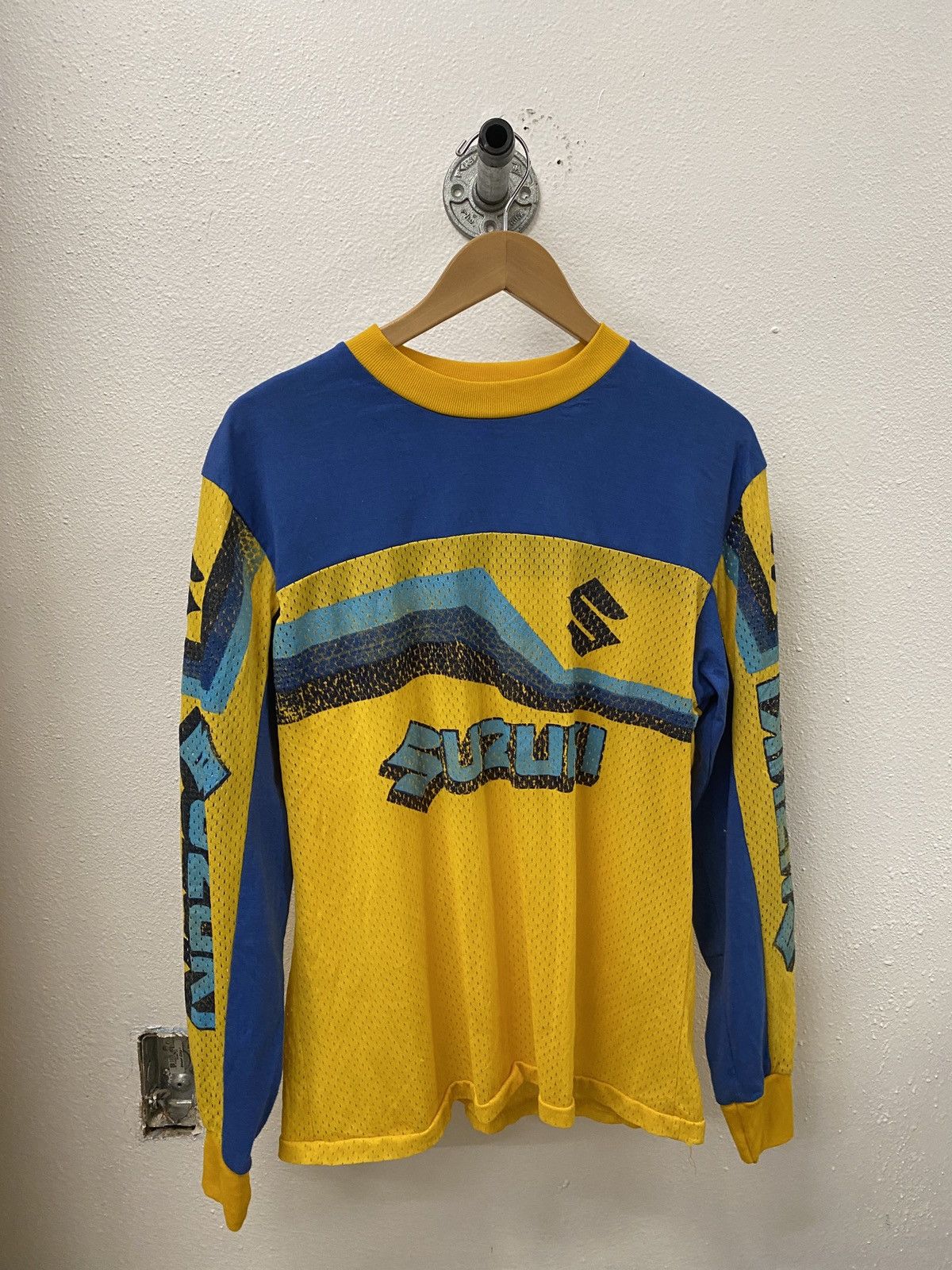 Vintage Suzuki Moto Jersey With Insulation, Grailed