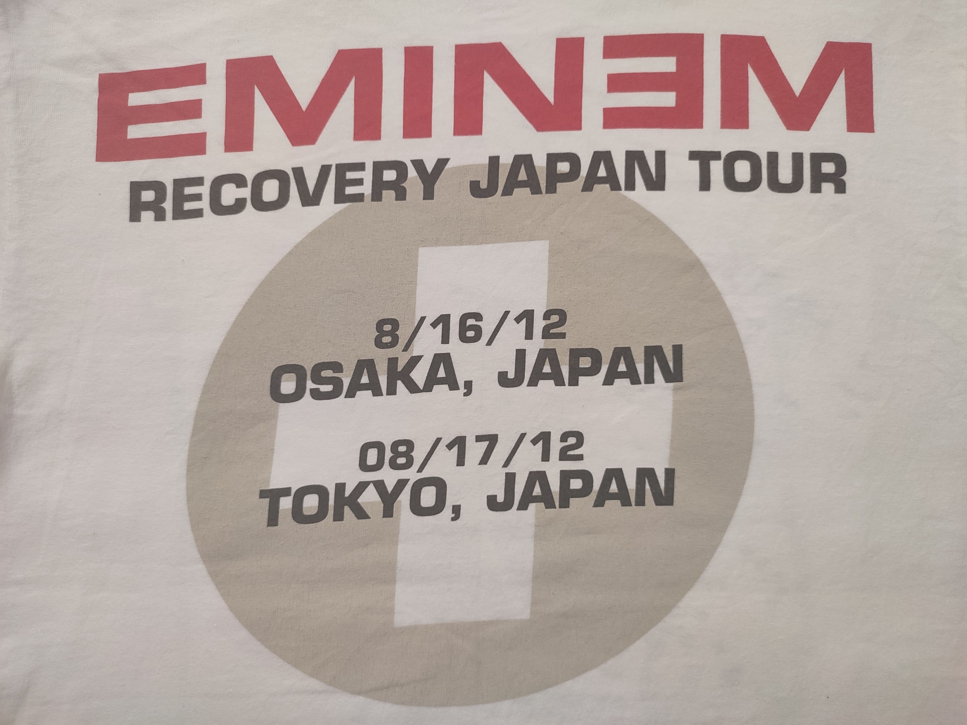 Eminem × Rap Tees × Vintage Eminem Recovery Japan Tour 2012 T-Shirt Size US M / EU 48-50 / 2 - 7 Thumbnail