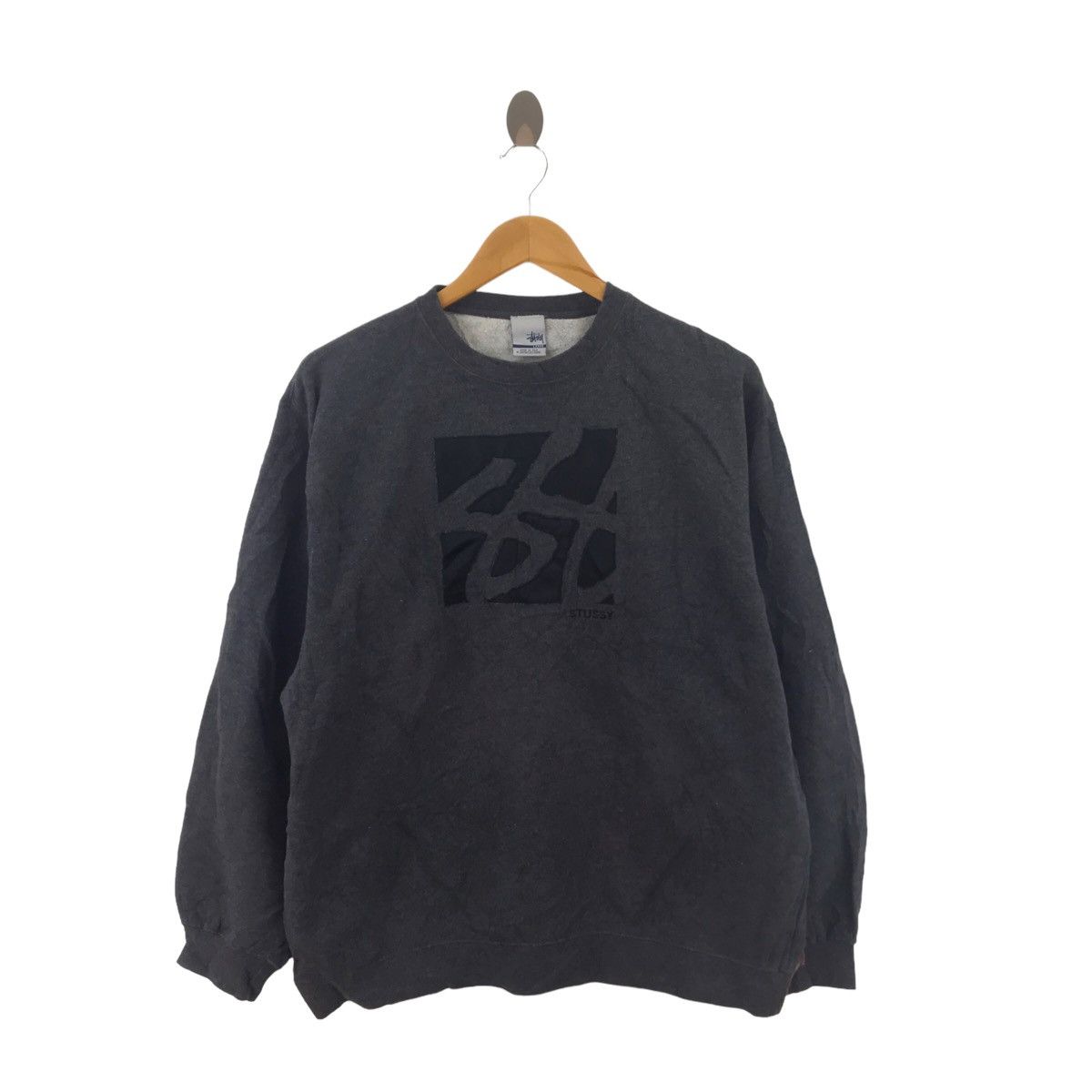 Stussy 90s Vintage Crewneck Vintage 90s Stussy Distressed Crewneck