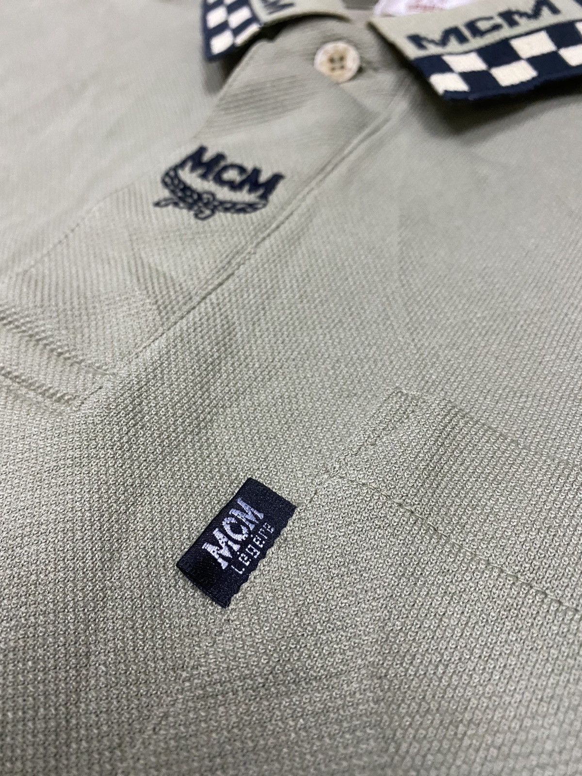 Designer × MCM MCM Legere Polo Shirt With Rare Design x Designer Size US L / EU 52-54 / 3 - 6 Thumbnail
