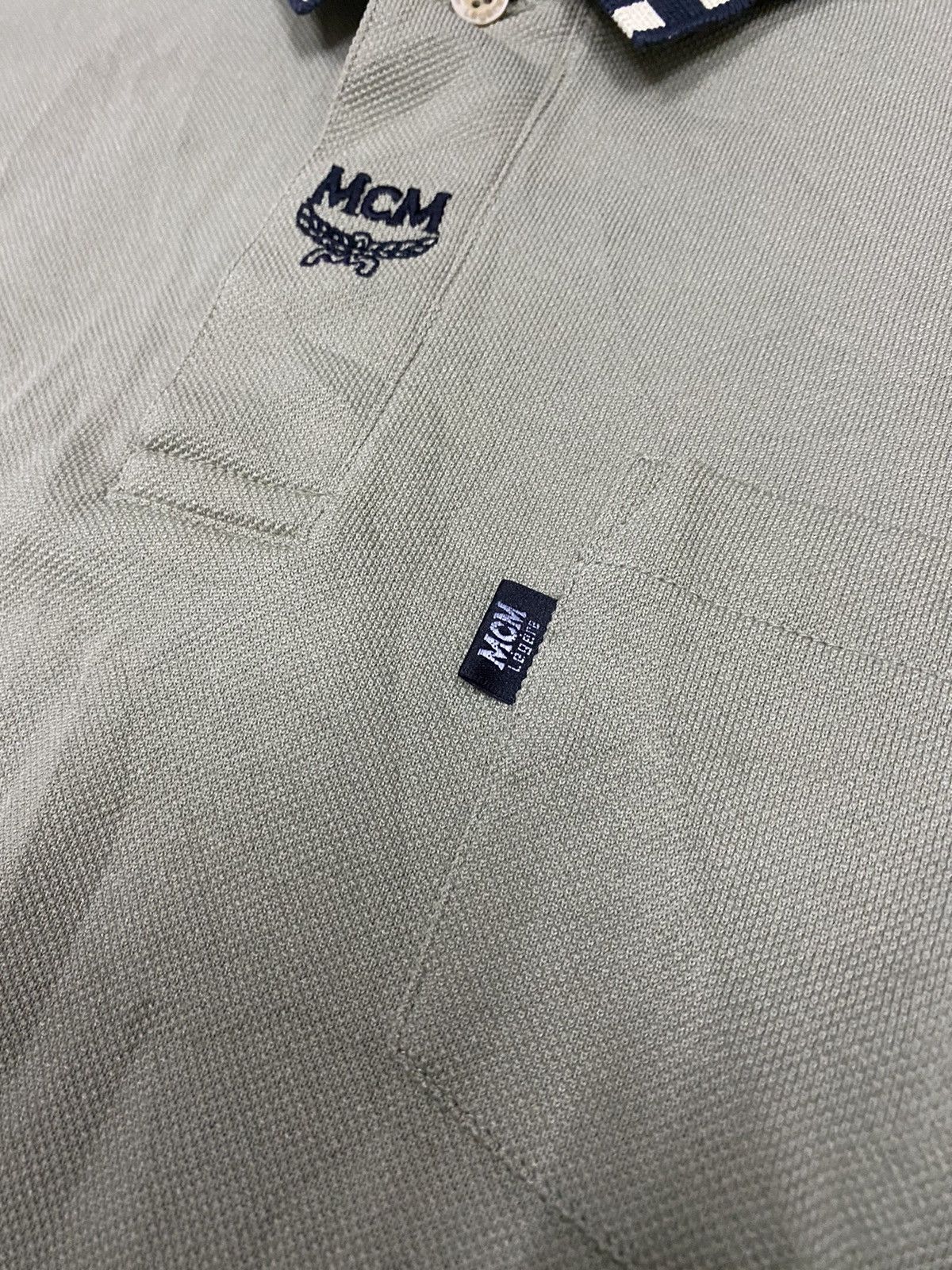 Designer × MCM MCM Legere Polo Shirt With Rare Design x Designer Size US L / EU 52-54 / 3 - 5 Thumbnail