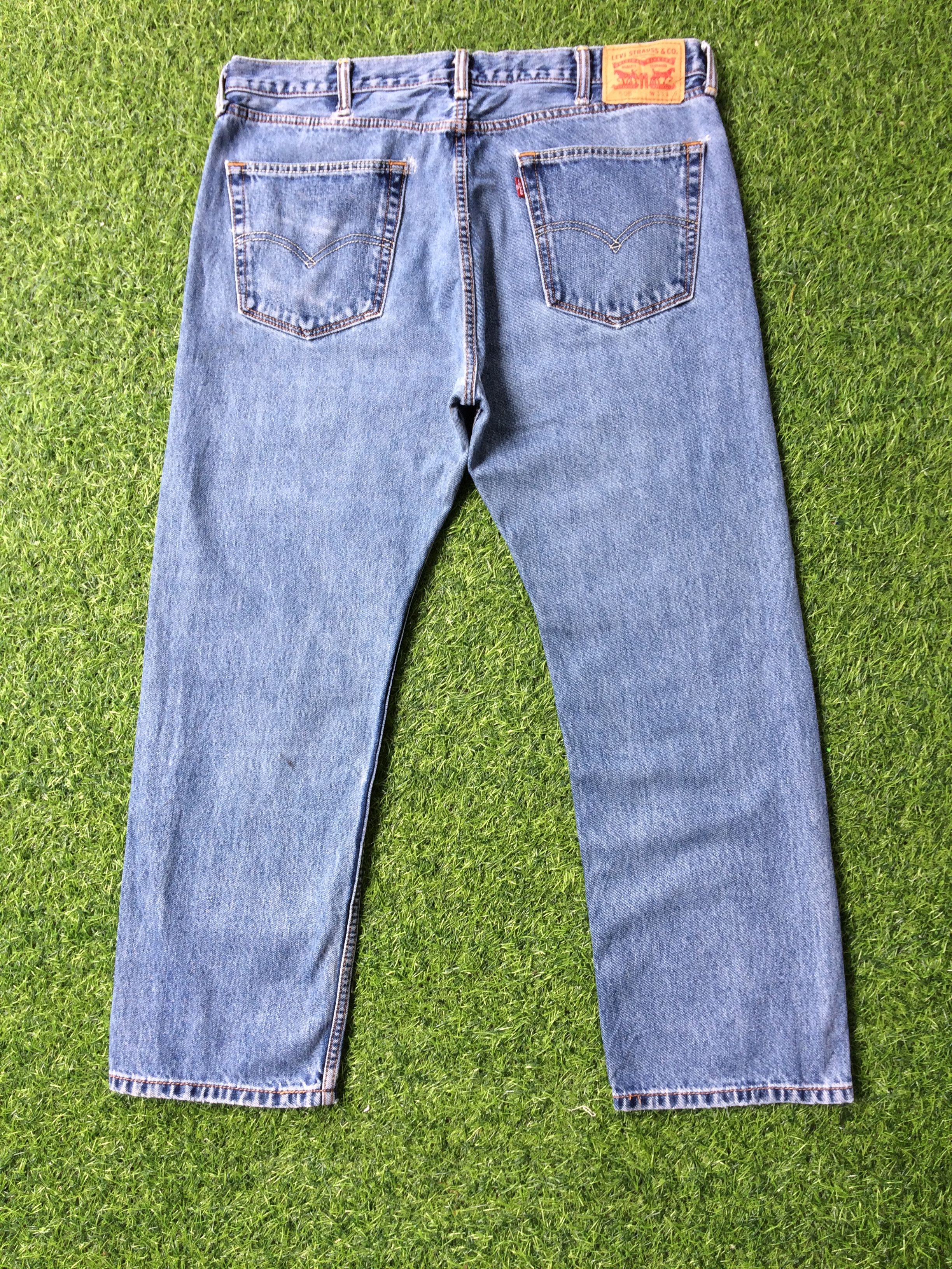 Levi's Vintage Distressed Levis 505 Jeans #B-433 Size US 37 - 2 Thumbnail