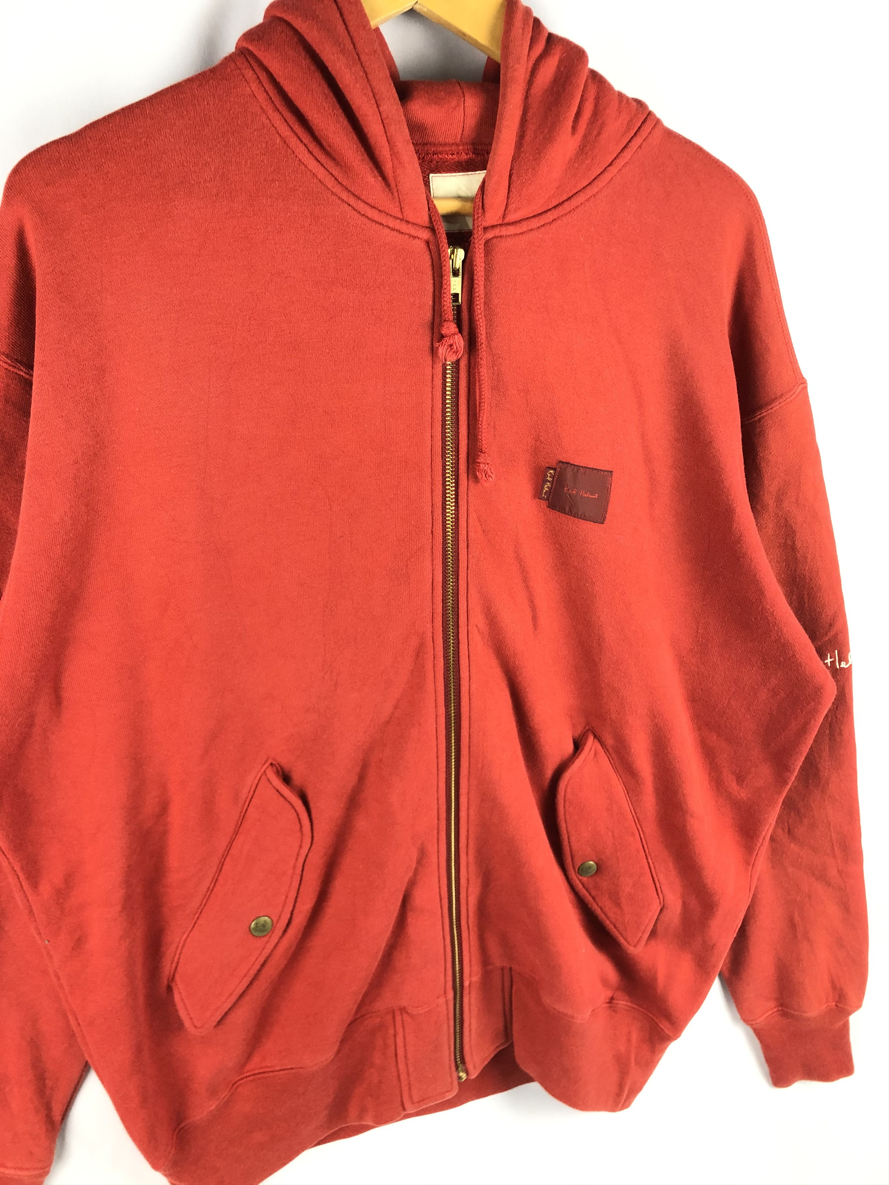 Designer Vintage 90s Karl Helmut Hoodie Size US XL / EU 56 / 4 - 3 Thumbnail