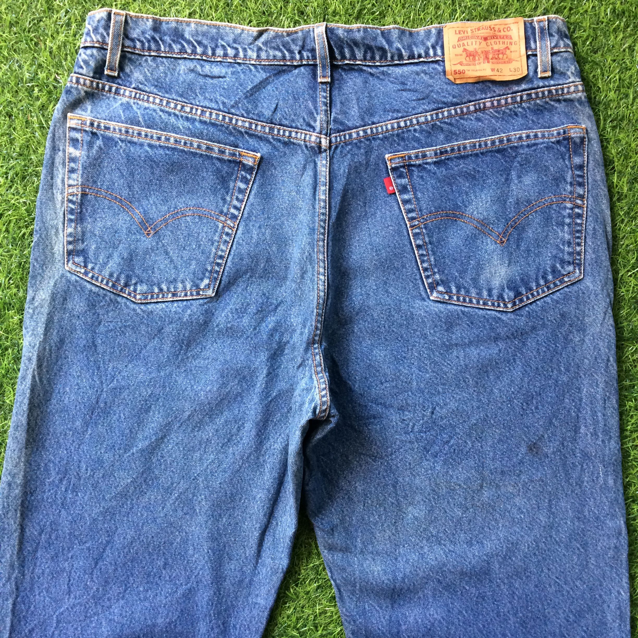 Levi's Vintage LEVI'S 550 Relaxed Fit Jeans #B-913 Size US 40 / EU 56 - 4 Thumbnail