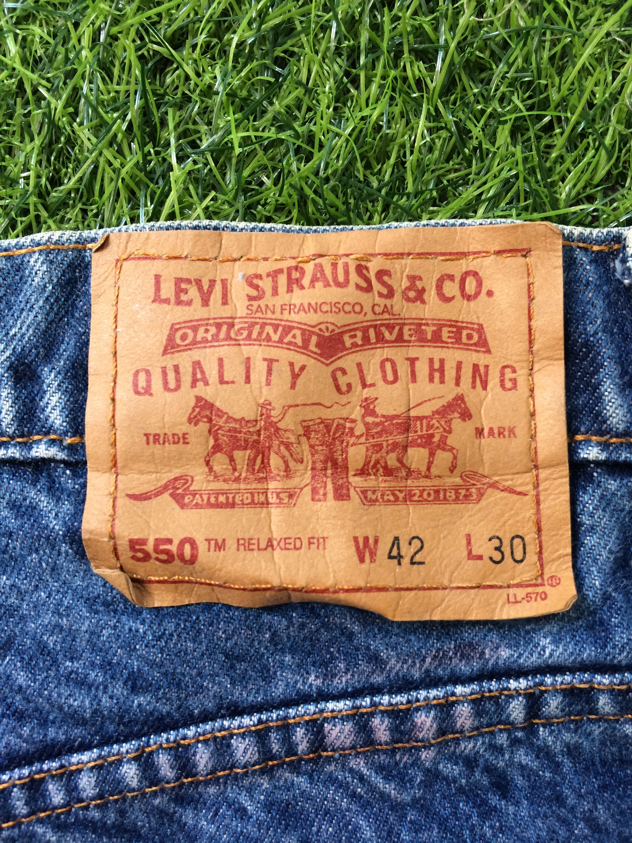 Levi's Vintage LEVI'S 550 Relaxed Fit Jeans #B-913 Size US 40 / EU 56 - 9 Thumbnail