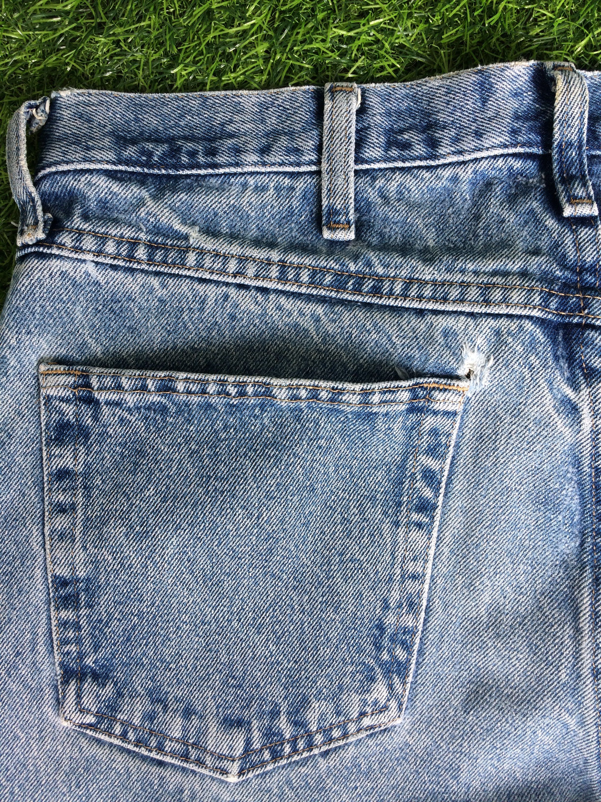 Wrangler Vintage 90's Wrangler Western Distressed Jeans #B-163 Size US 33 - 8 Thumbnail
