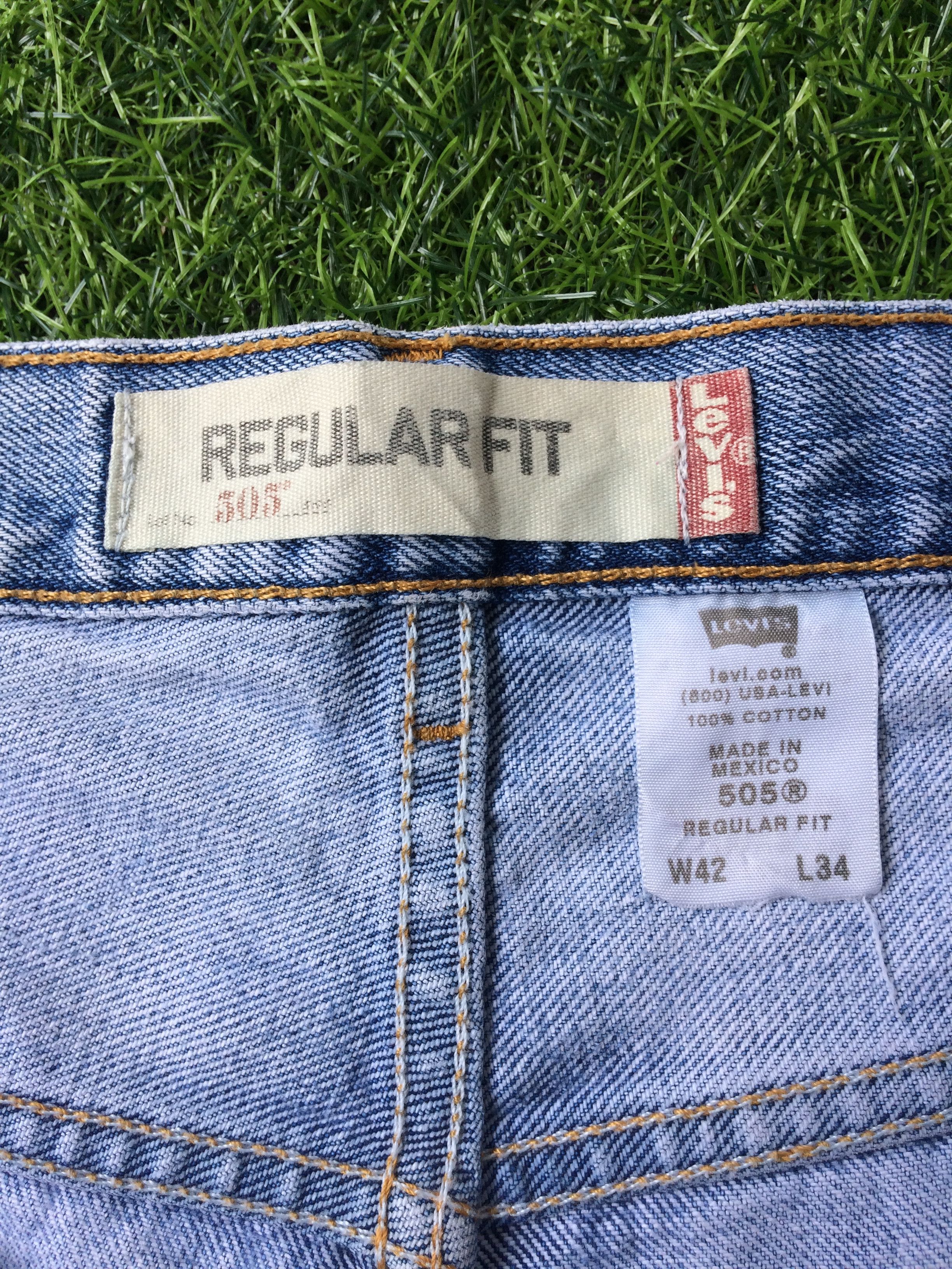 Levi's Vintage Distressed Levis 505 Plus Size Jeans #B-357 Size US 41 - 11 Thumbnail