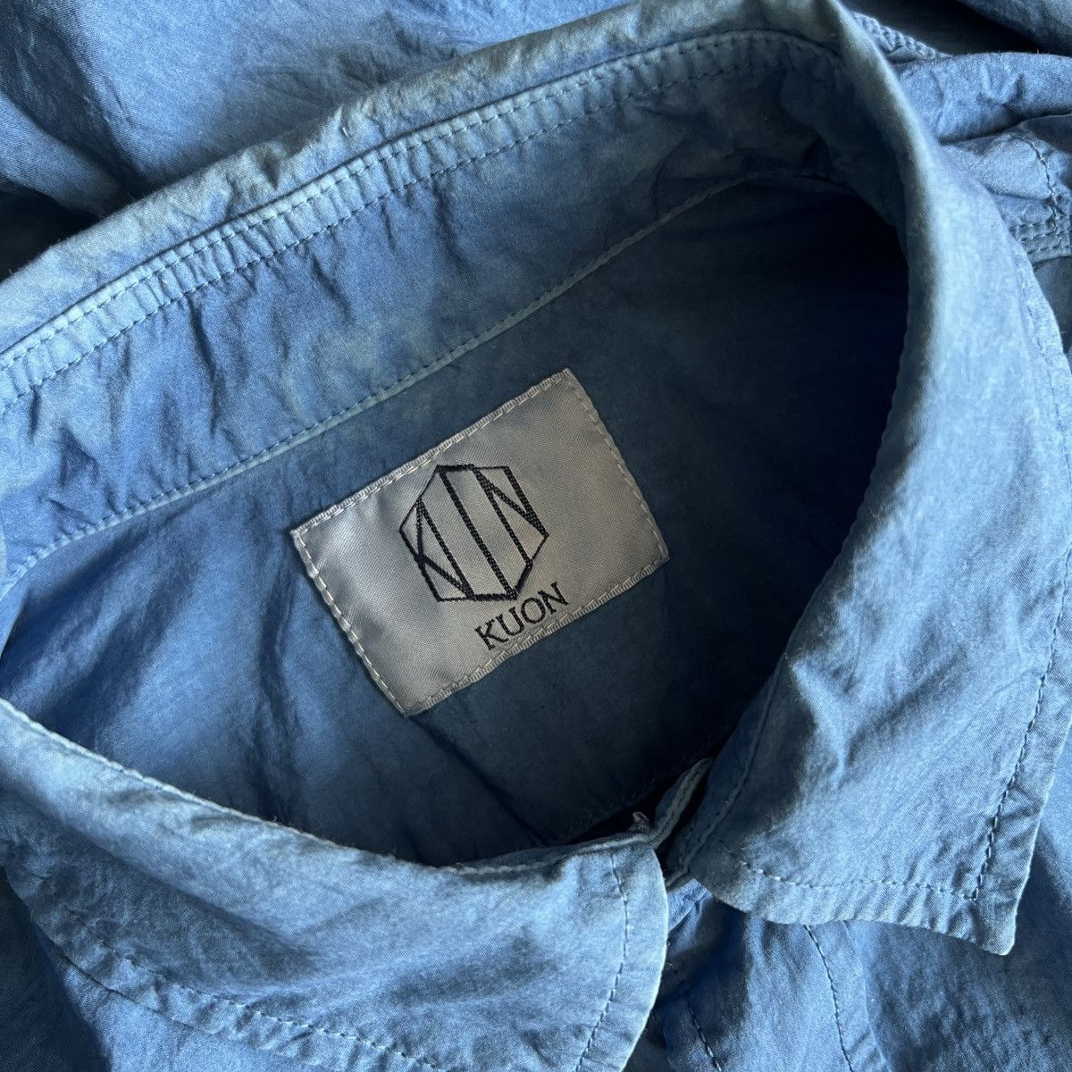 KUON Kuon Kountry Aizome Sashiko Pocket Shirt Visvim Kapital Size US S / EU 44-46 / 1 - 7 Thumbnail