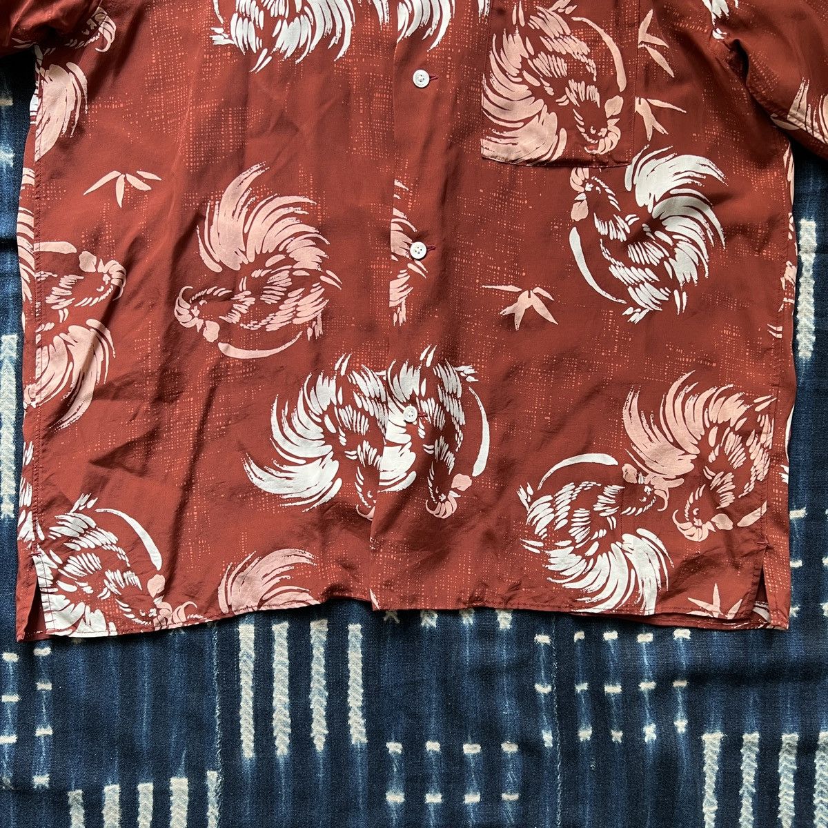Old Joe Old Joe Archive Open collar shirt L RRL Kapital Visvim Size US L / EU 52-54 / 3 - 4 Thumbnail
