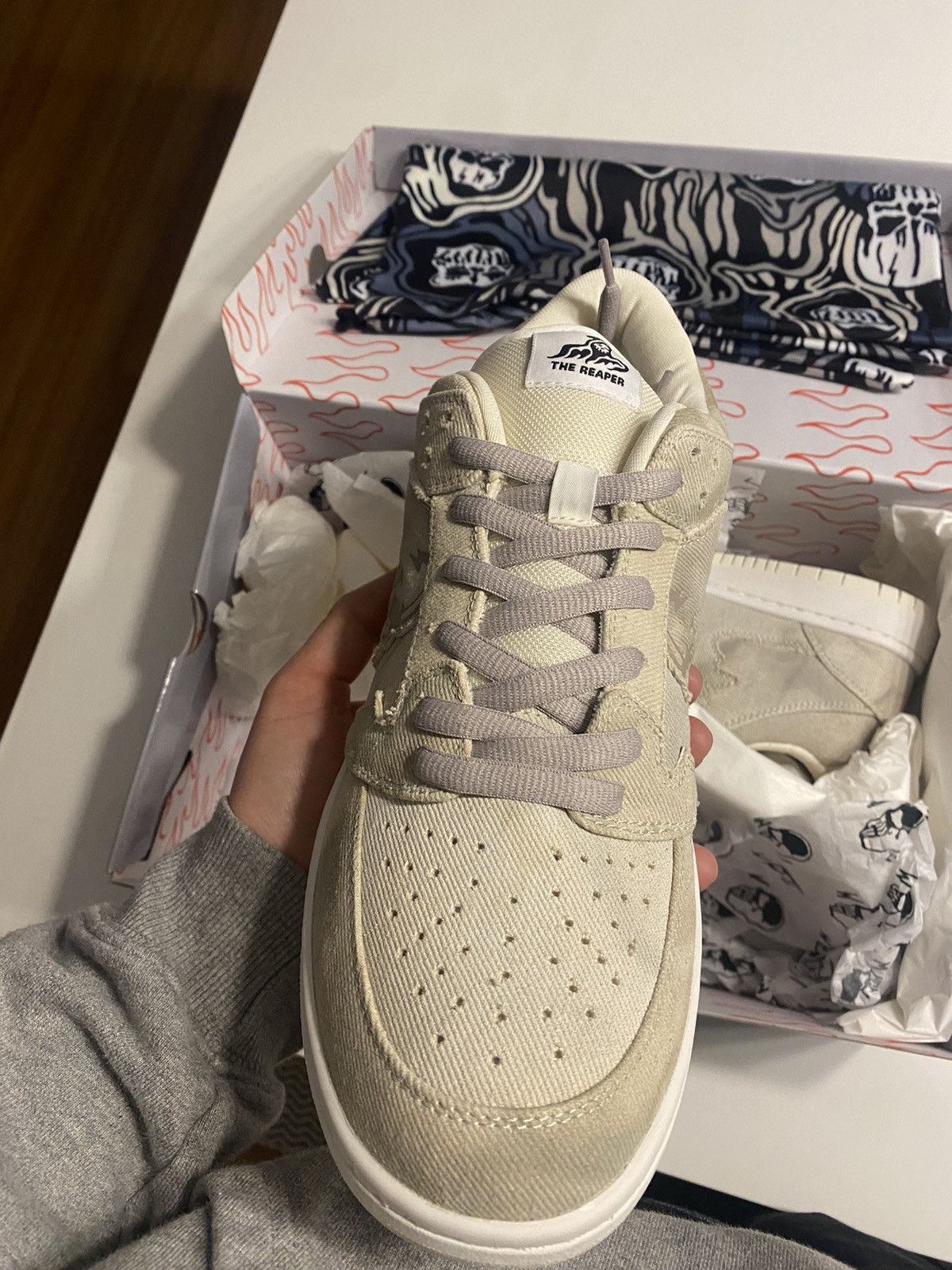 Warren Lotas Desert canvas Reaper dunk Size US 10 / EU 43 - 2 Thumbnail