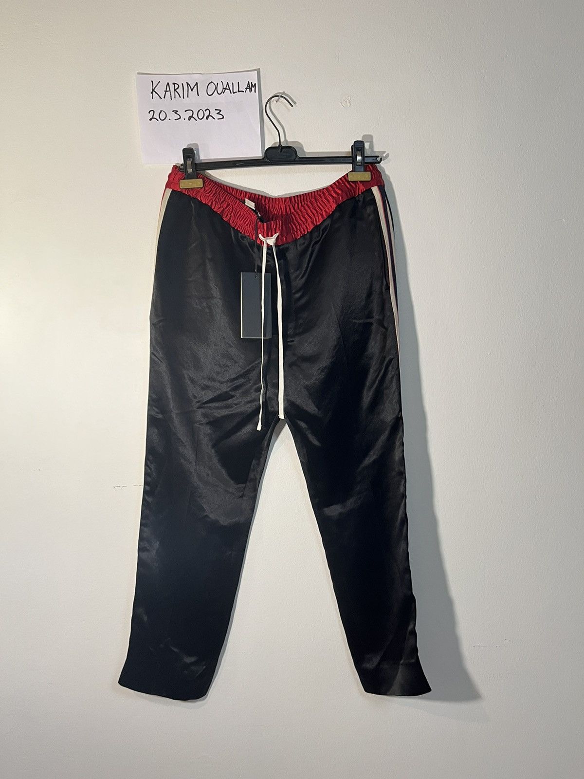 ボトムス・スパッツ GUCCI 1921 logo track trousers 8 Gucci Oversize Technical Jersey Jogging Pants track pants
