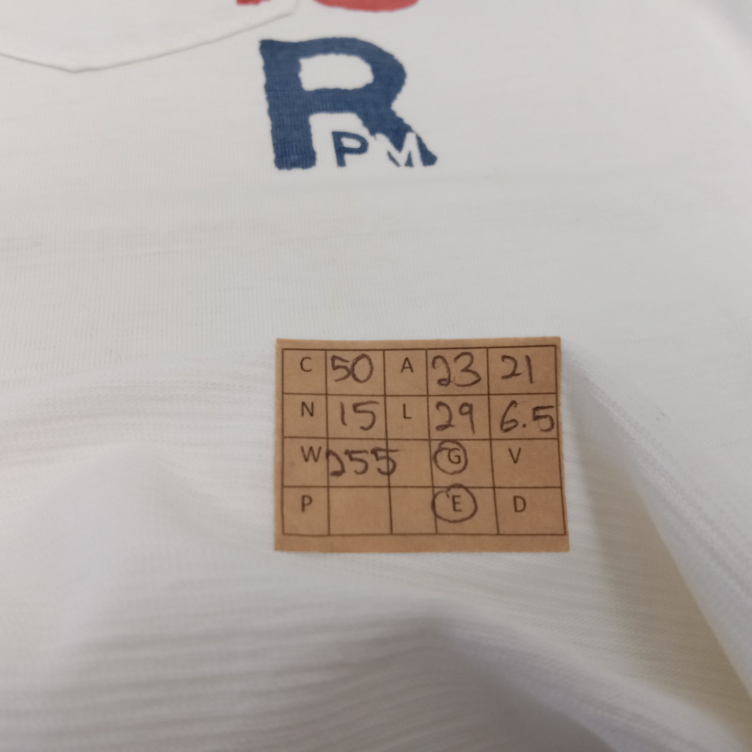 45rpm × Japanese Brand × Vintage 45 RPM Japanese Brand Spellout Pocket Tshirt Size US XL / EU 56 / 4 - 7 Thumbnail