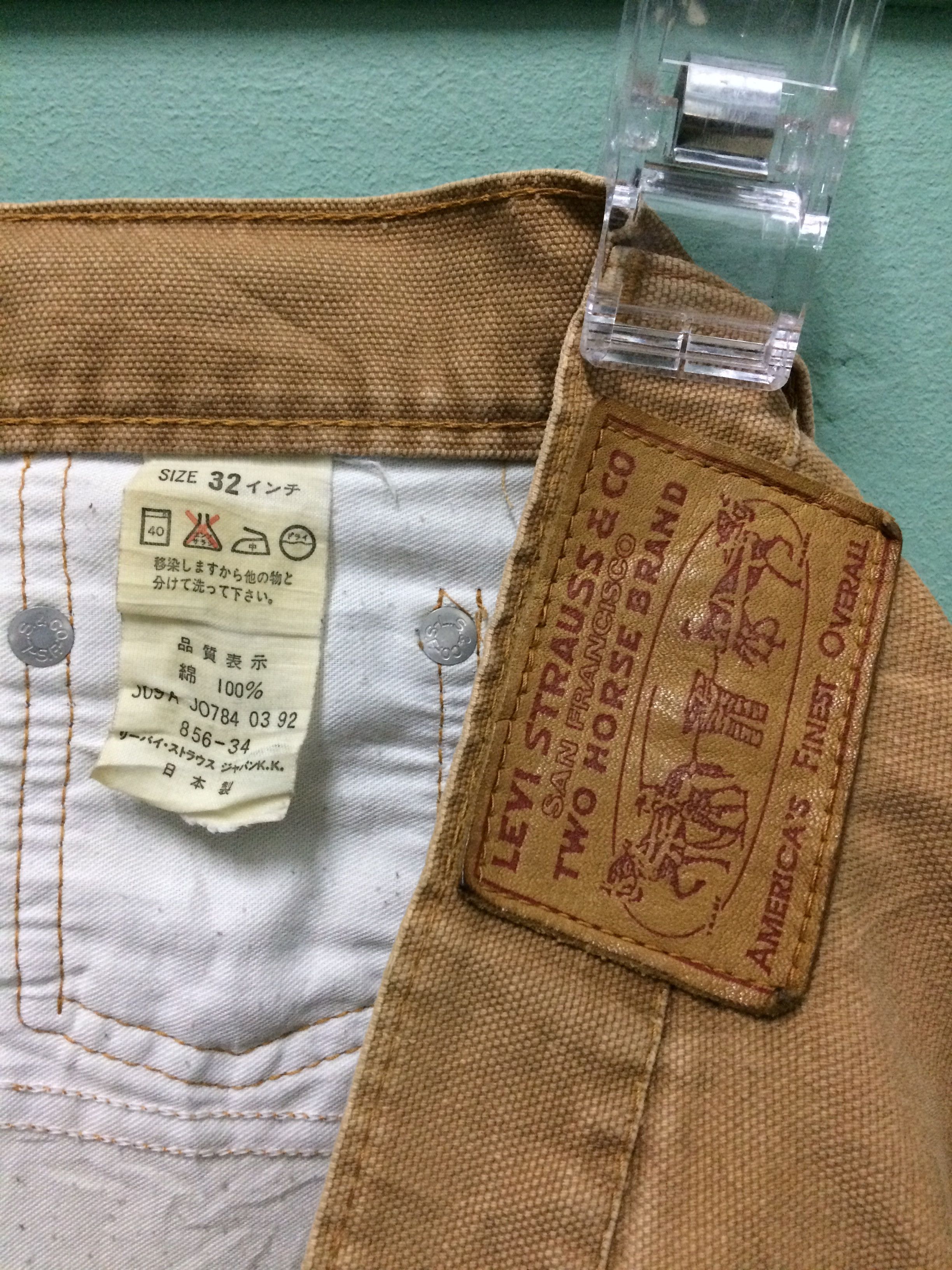 Levi's Distressed Levi's Cinch Back Cowboy Jeans #B-134 Size US 30 / EU 46 - 8 Thumbnail
