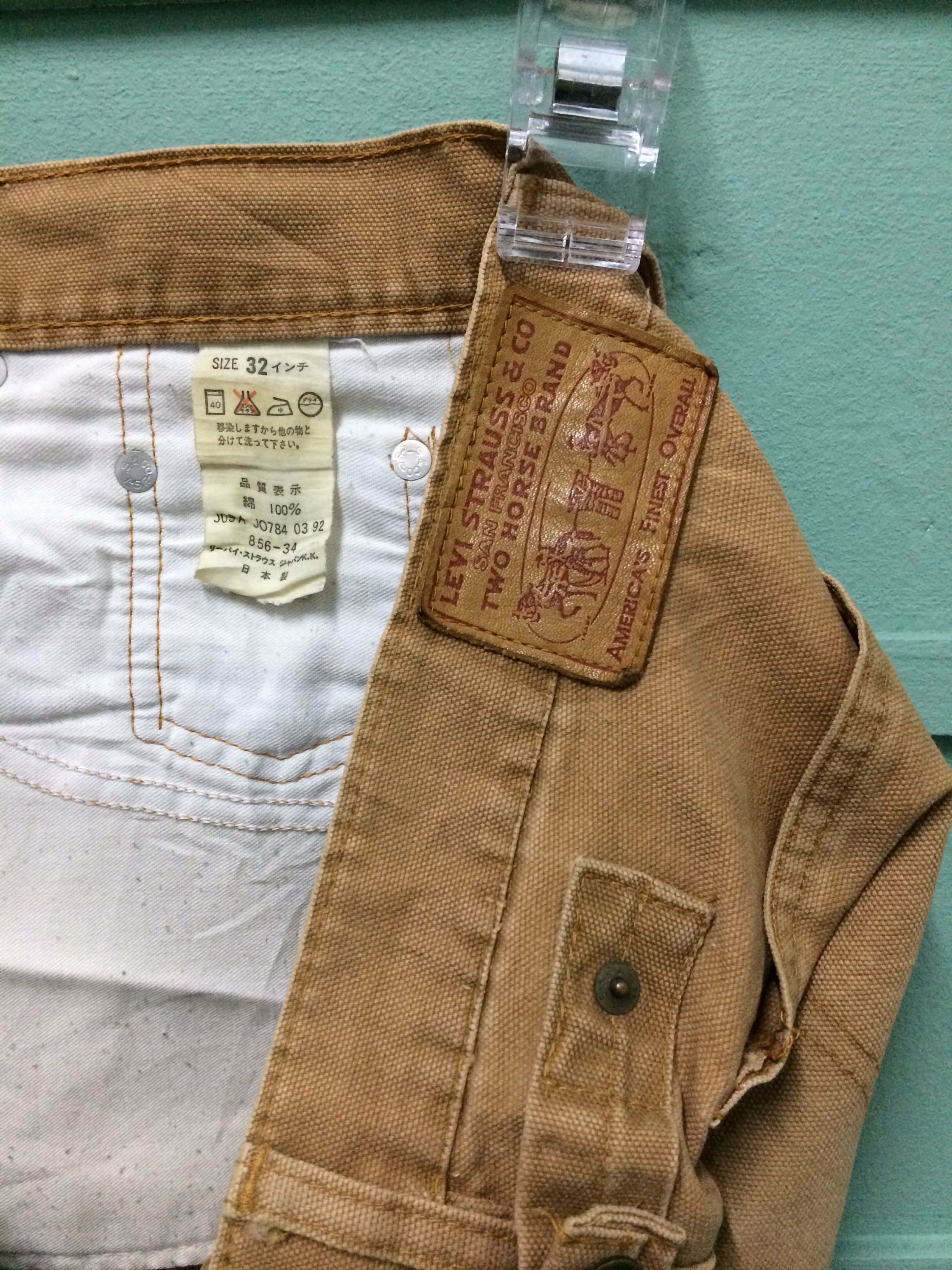 Levi's Distressed Levi's Cinch Back Cowboy Jeans #B-134 Size US 30 / EU 46 - 9 Thumbnail