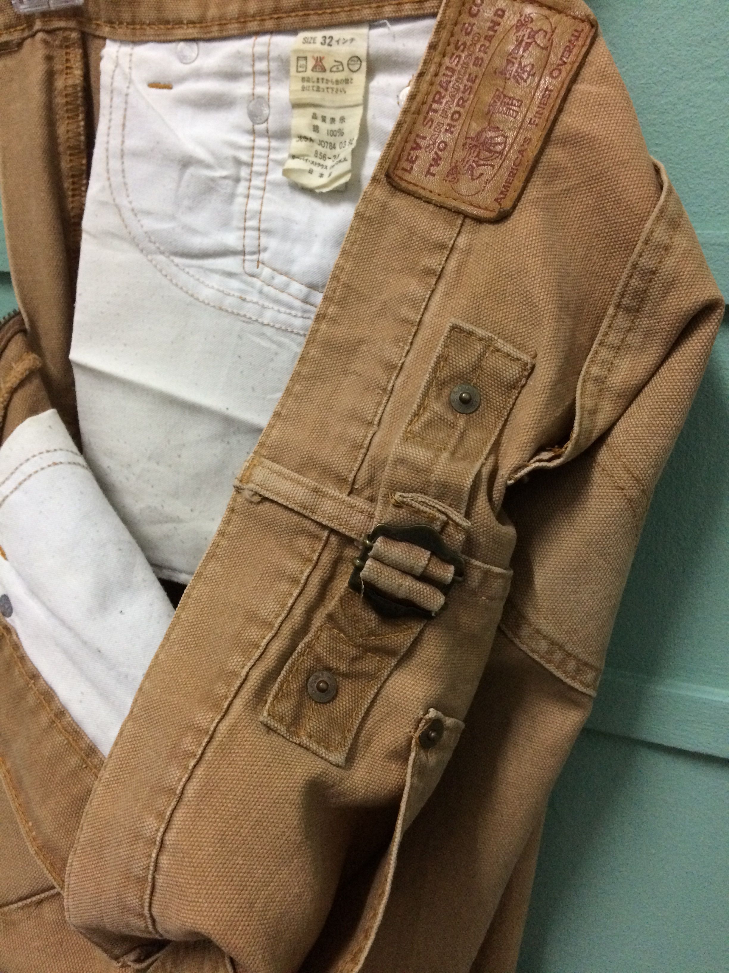 Levi's Distressed Levi's Cinch Back Cowboy Jeans #B-134 Size US 30 / EU 46 - 7 Thumbnail