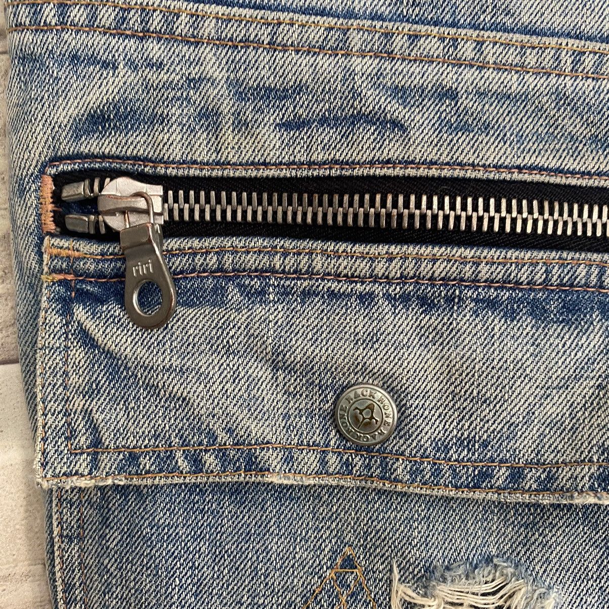 Backbone Vintage Backbone Distressed Denim Bush Flare Pants Size US 31 - 17 Thumbnail