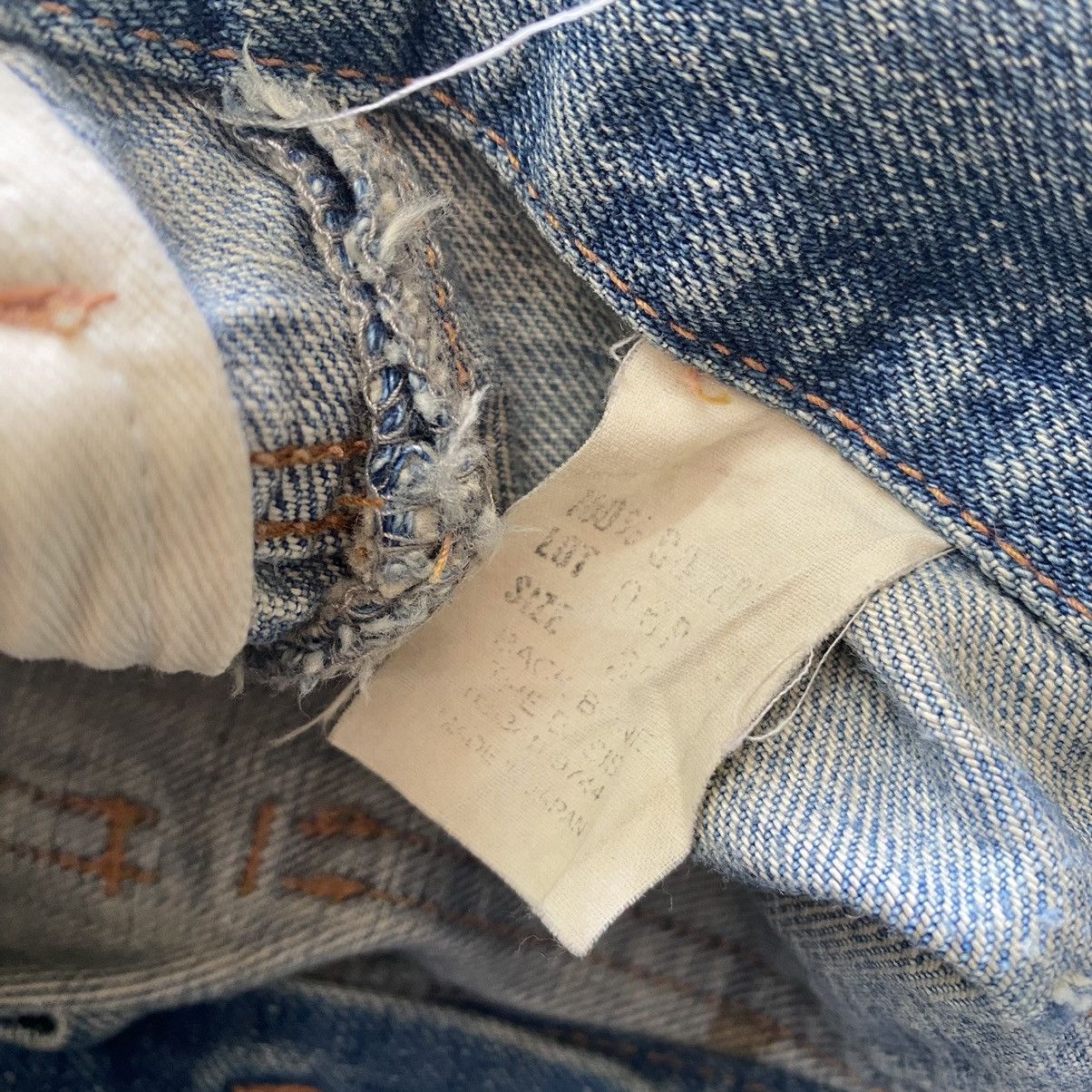 Backbone Vintage Backbone Distressed Denim Bush Flare Pants Size US 31 - 19 Thumbnail