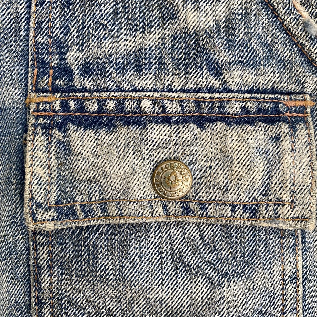 Backbone Vintage Backbone Distressed Denim Bush Flare Pants Size US 31 - 9 Thumbnail