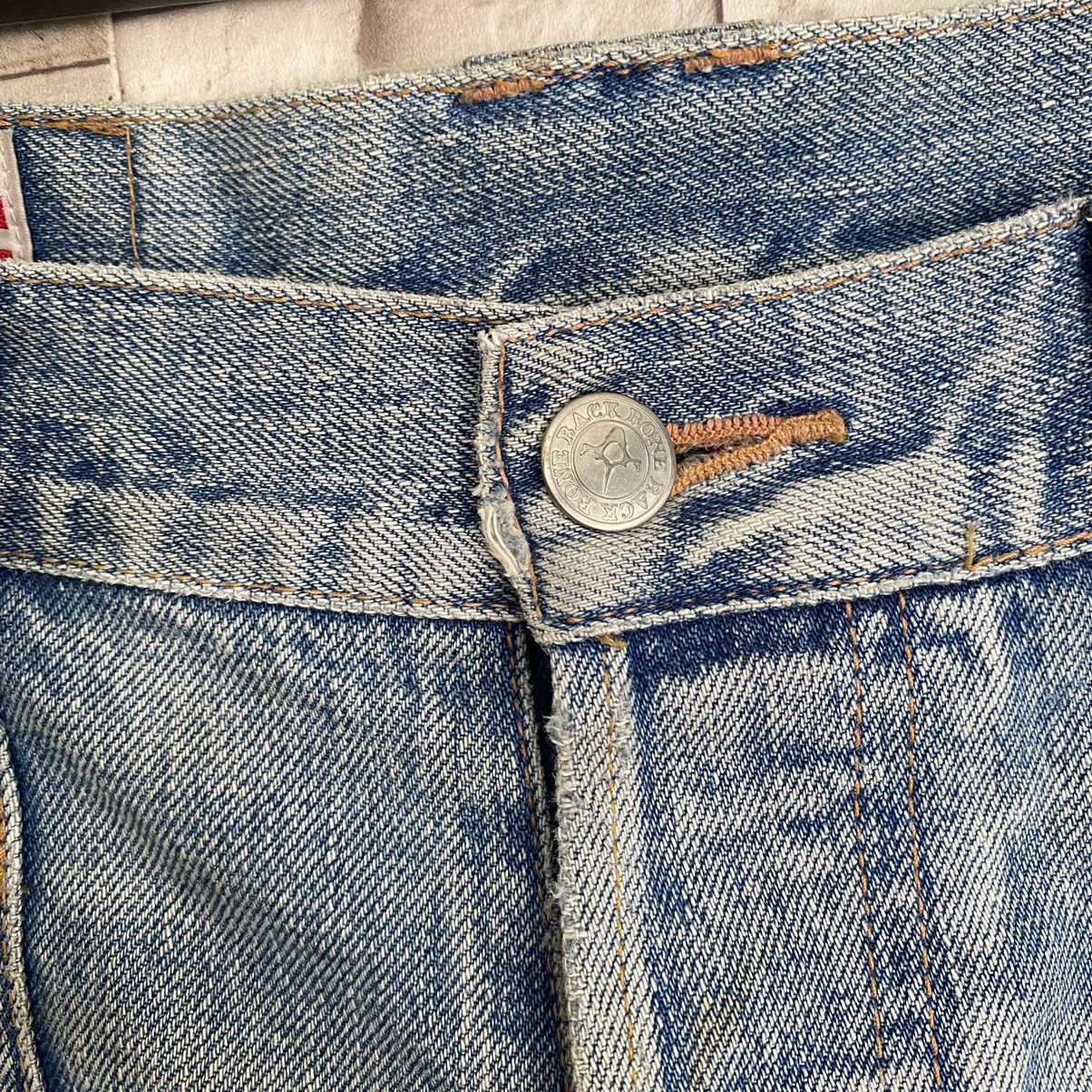 Backbone Vintage Backbone Distressed Denim Bush Flare Pants Size US 31 - 6 Thumbnail