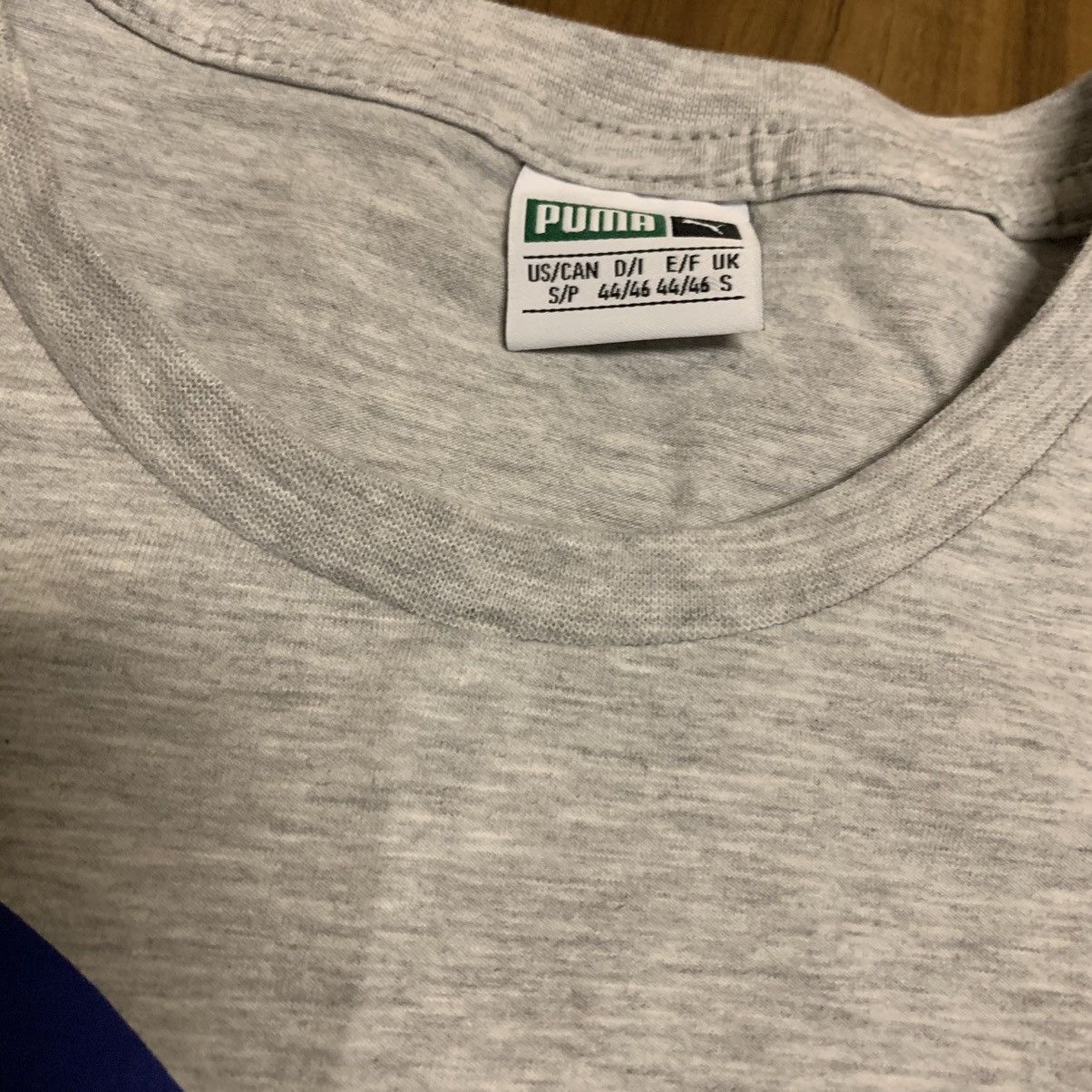 Puma Puma chest logo slim fit t-shirt in grey size small Size US S / EU 44-46 / 1 - 3 Thumbnail
