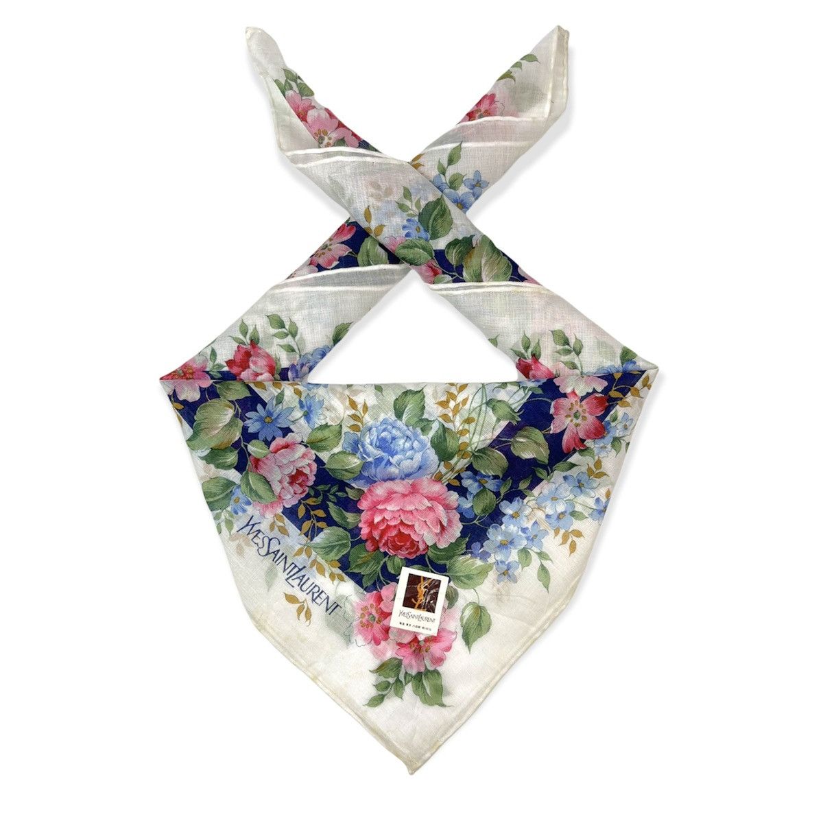 YSL scarf bandana neckerchief handkerchief pocketsquare