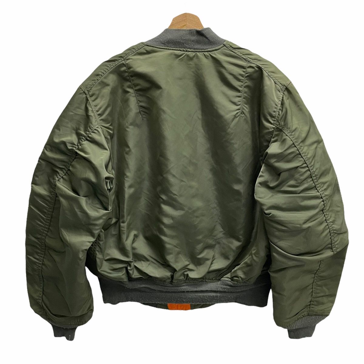 Alpha Industries 💥 VINTAGE ALPHA INDUSTRIES MA-1 RIOT BOMBER JACKET Size US L / EU 52-54 / 3 - 6 Thumbnail