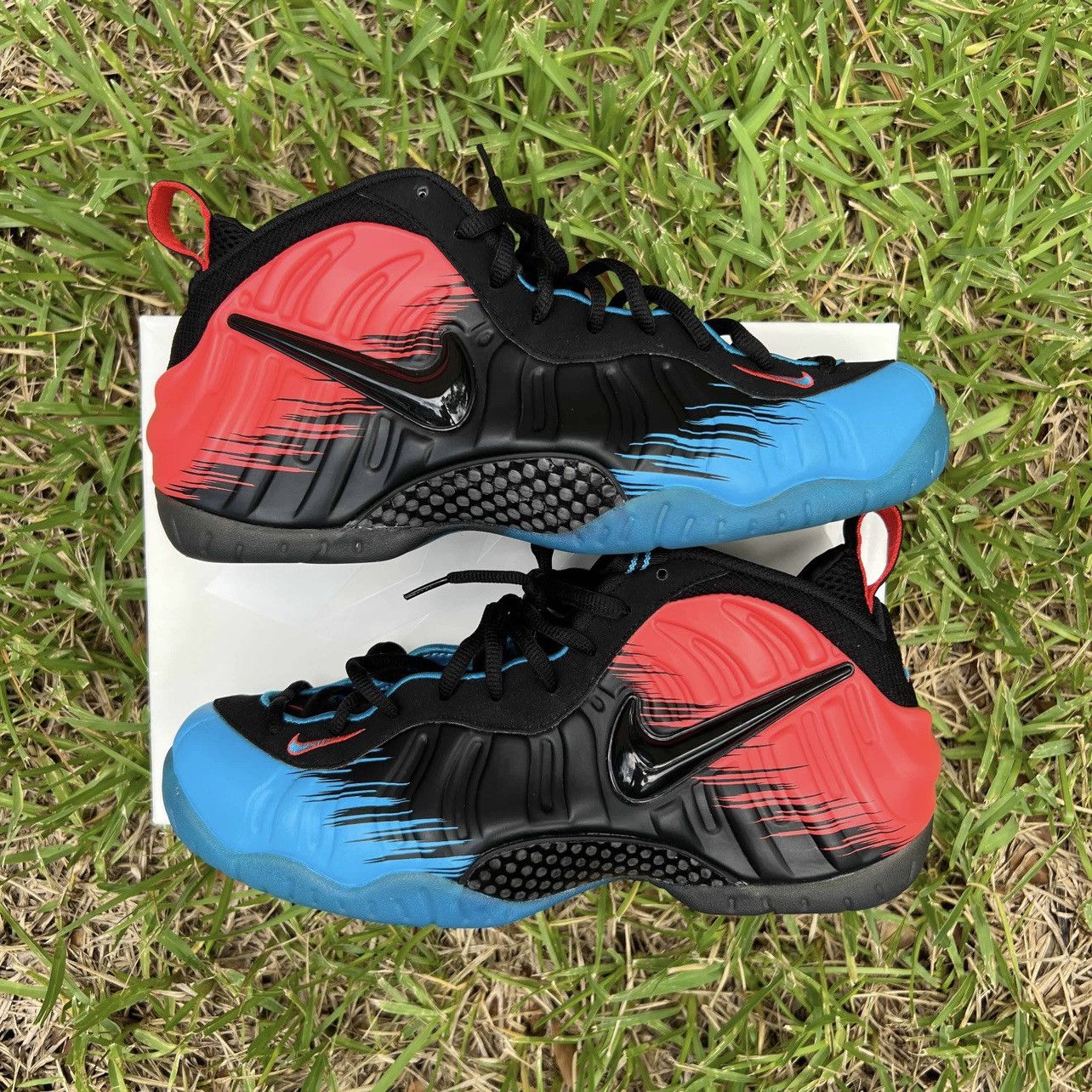 nike foamposite spider man