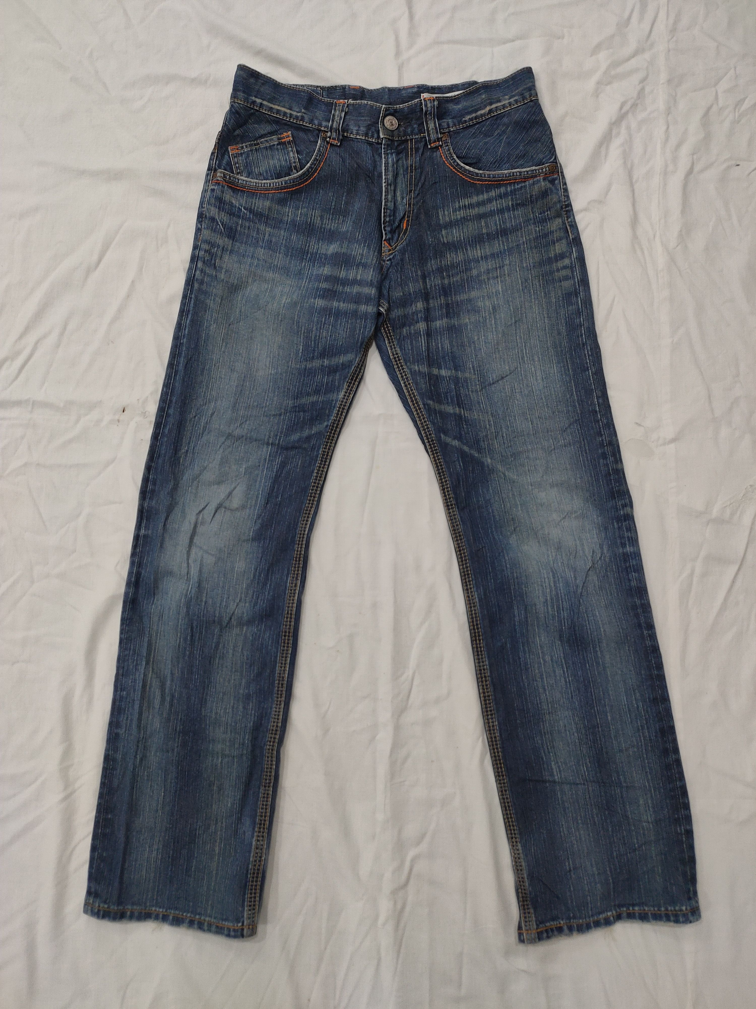 Comme des Garcons × Undercover Vintage Edwin 404 XVS Distress Jeans Size US 34 / EU 50 - 1 Thumbnail