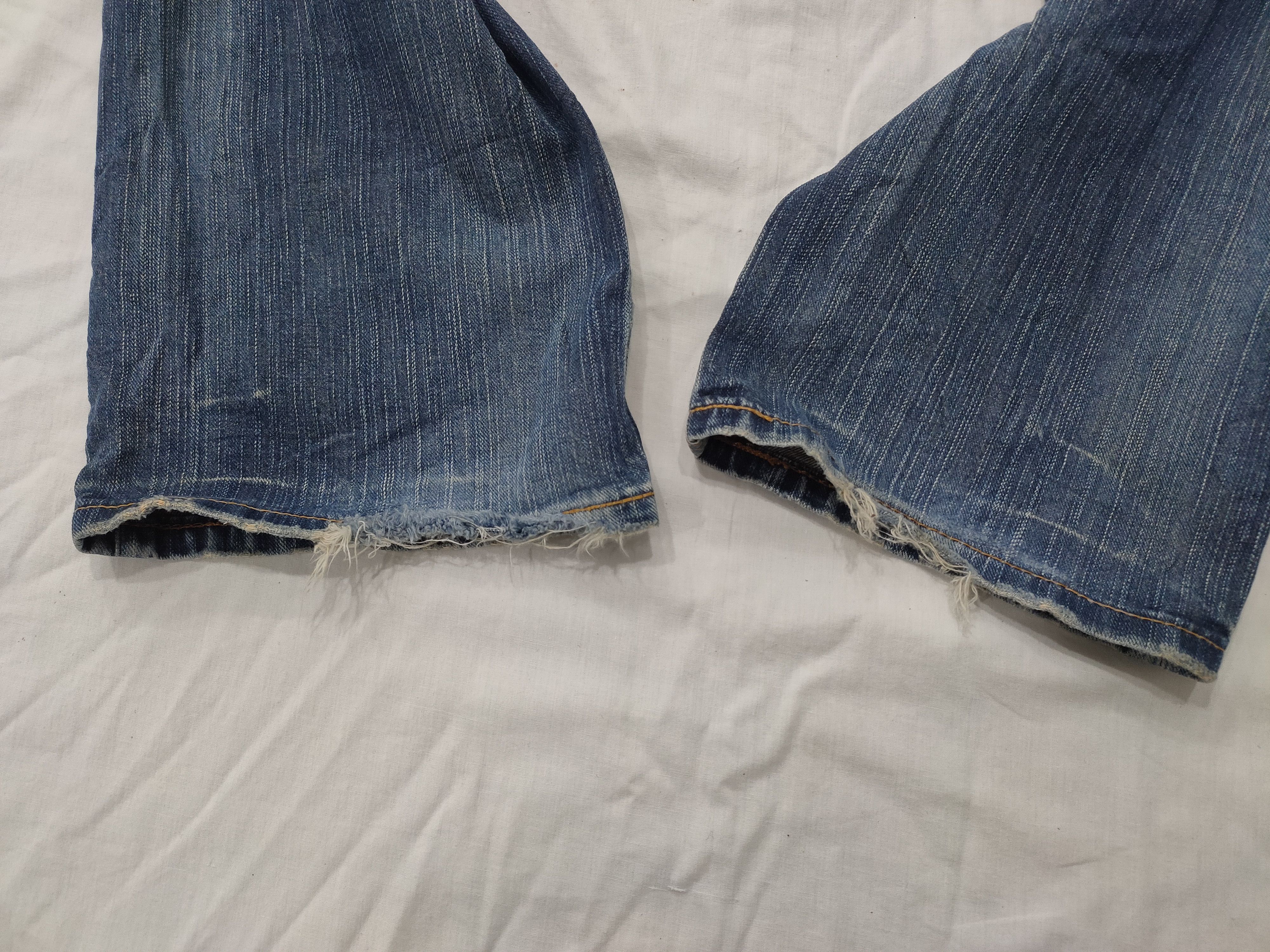Comme des Garcons × Undercover Vintage Edwin 404 XVS Distress Jeans Size US 34 / EU 50 - 9 Thumbnail