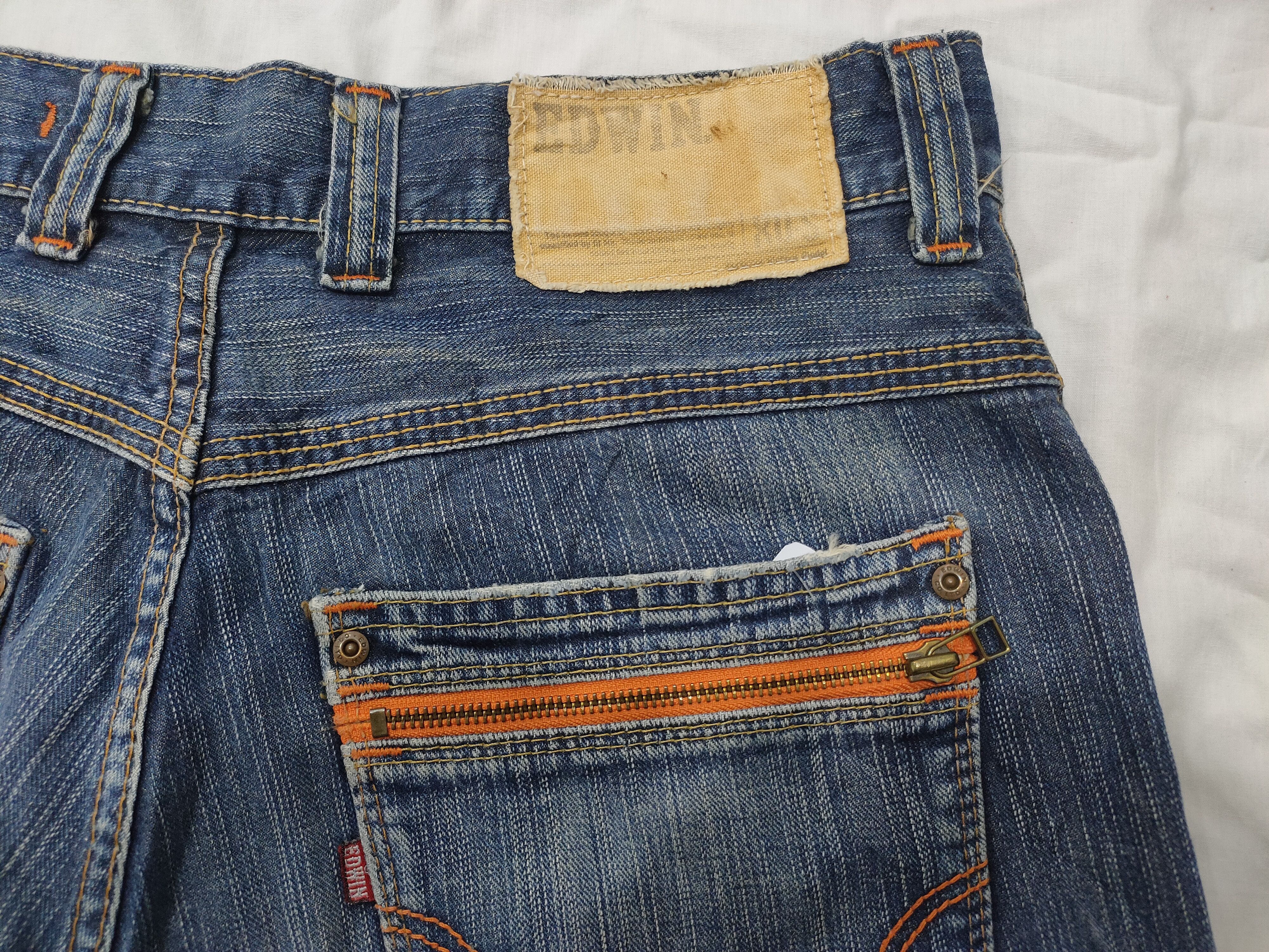 Comme des Garcons × Undercover Vintage Edwin 404 XVS Distress Jeans Size US 34 / EU 50 - 5 Thumbnail