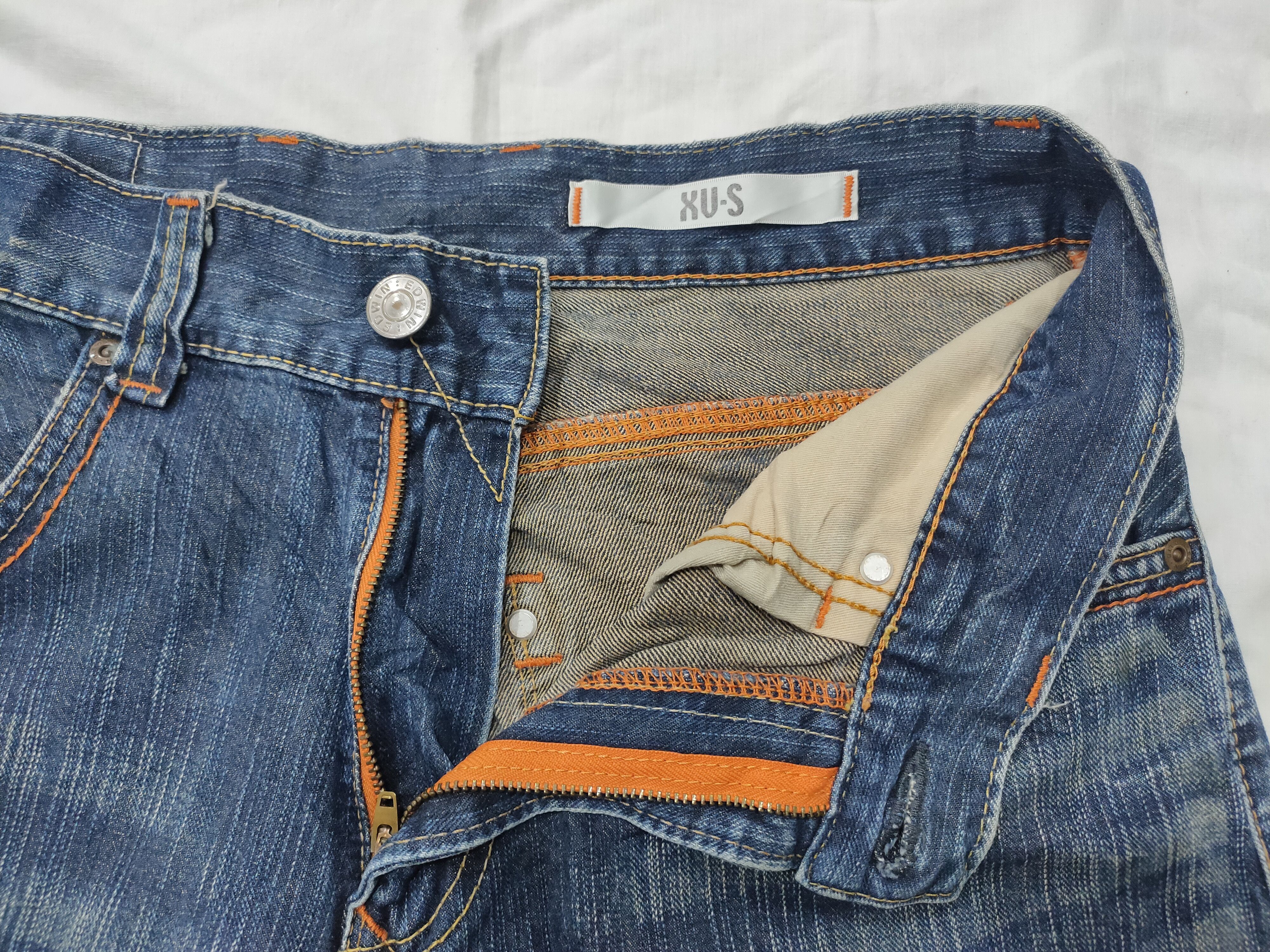 Comme des Garcons × Undercover Vintage Edwin 404 XVS Distress Jeans Size US 34 / EU 50 - 6 Thumbnail
