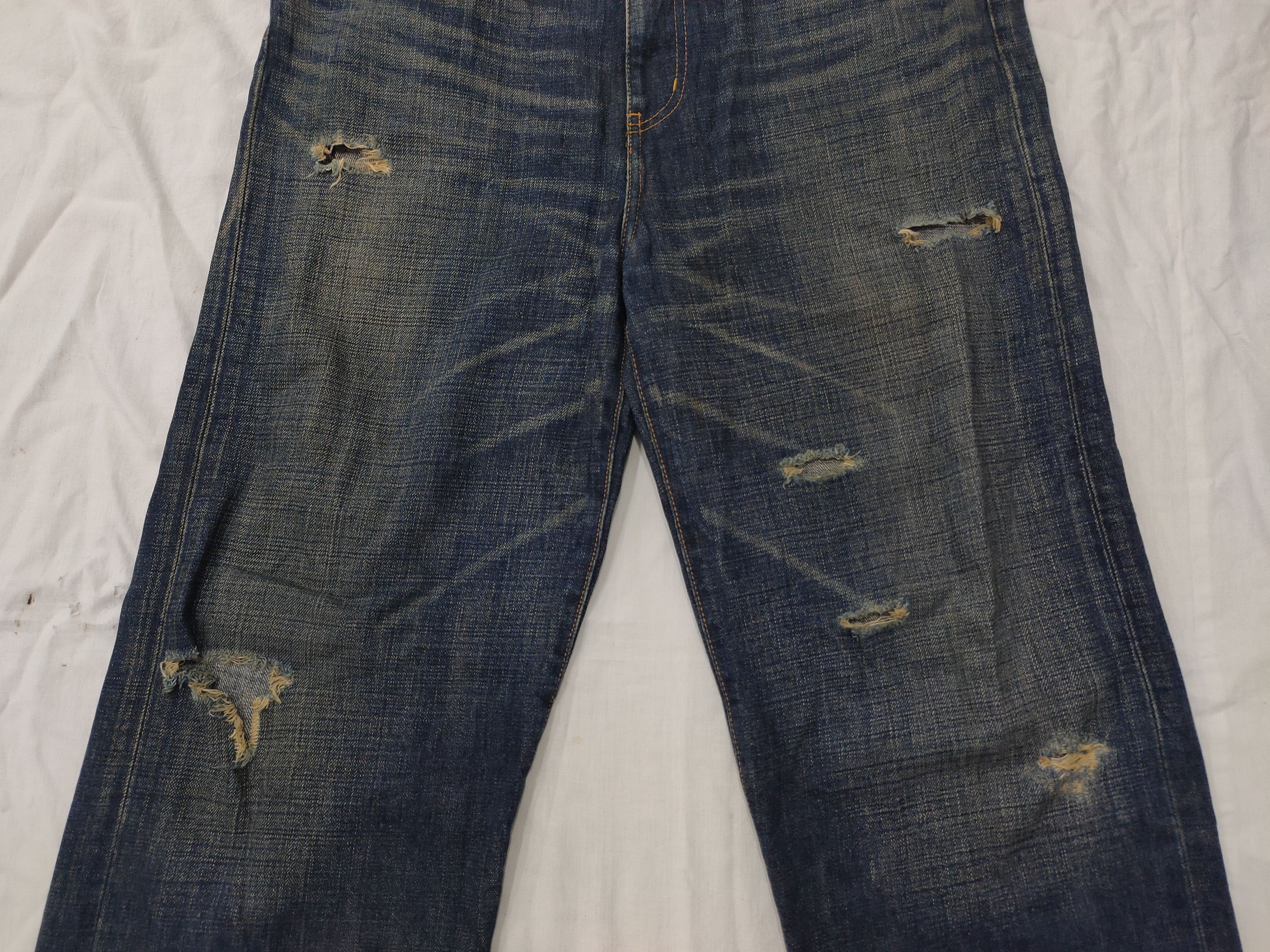 Swagger Japanese Brand Swagger Distress Denim Jeans Size US 37 - 3 Thumbnail