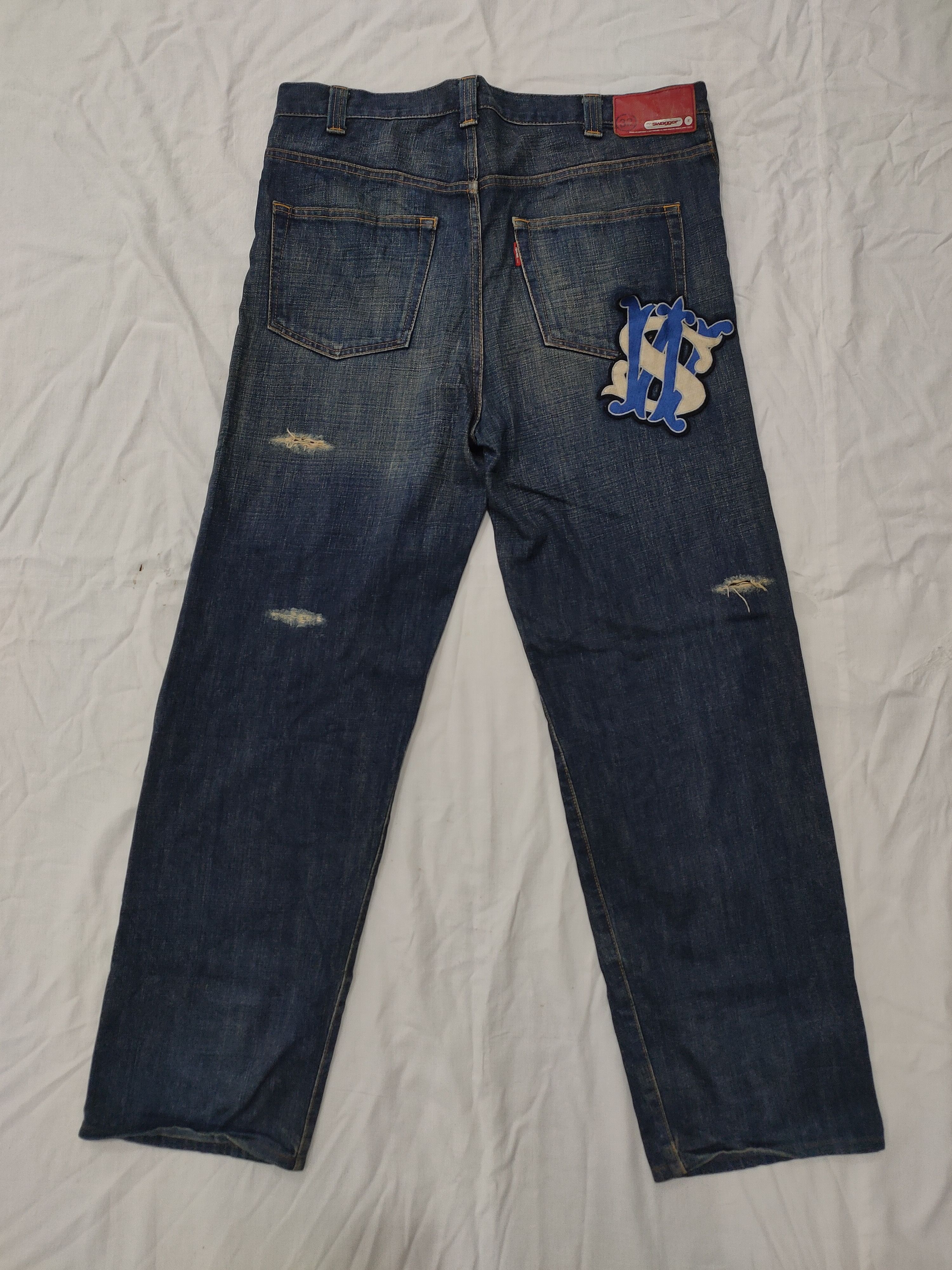 Swagger Japanese Brand Swagger Distress Denim Jeans Size US 37 - 2 Thumbnail