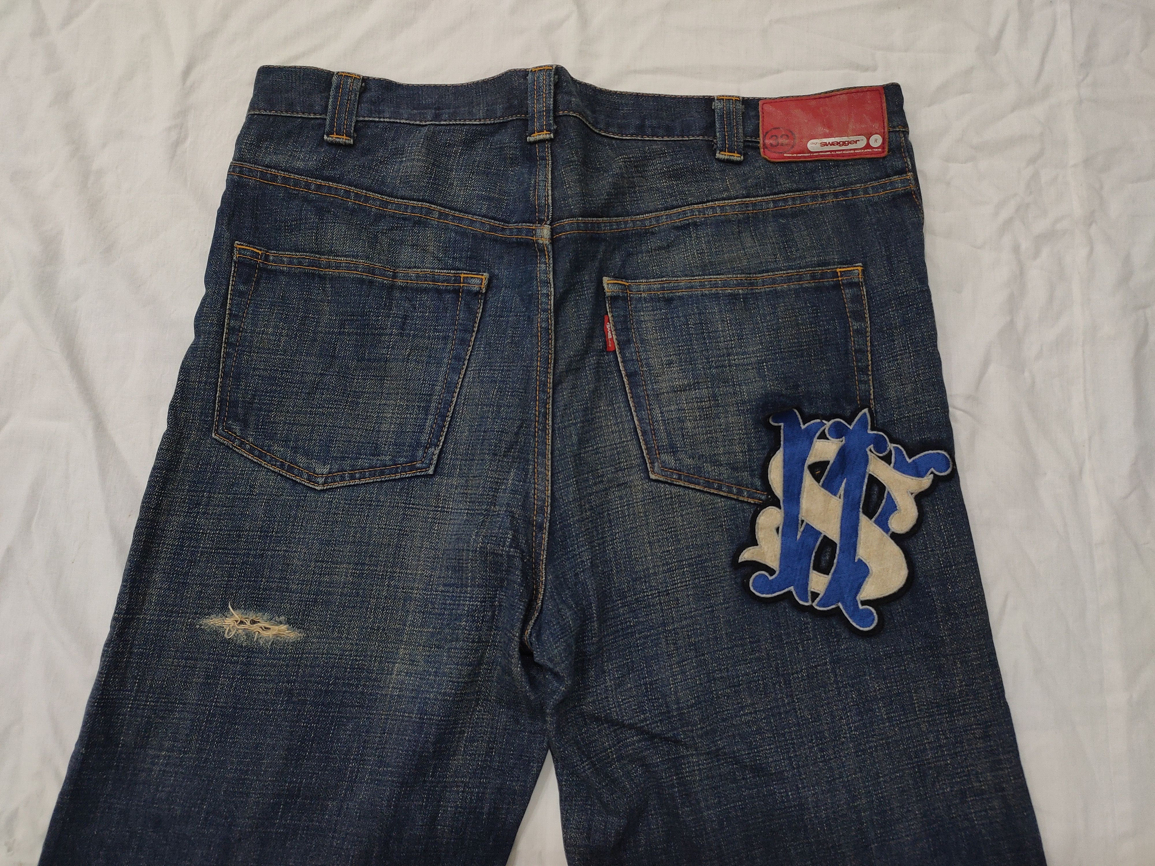 Swagger Japanese Brand Swagger Distress Denim Jeans Size US 37 - 5 Thumbnail