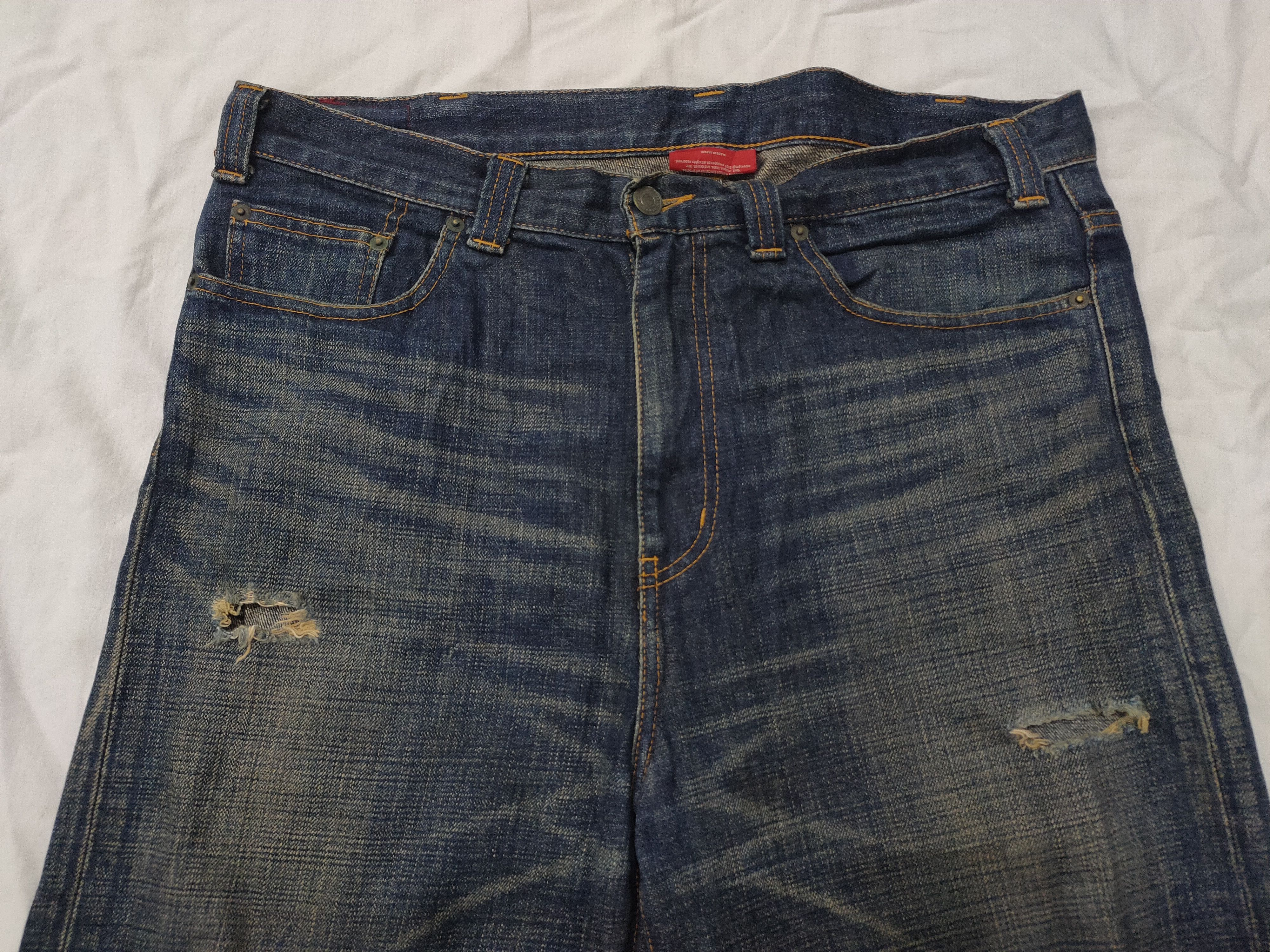 Swagger Japanese Brand Swagger Distress Denim Jeans Size US 37 - 4 Thumbnail