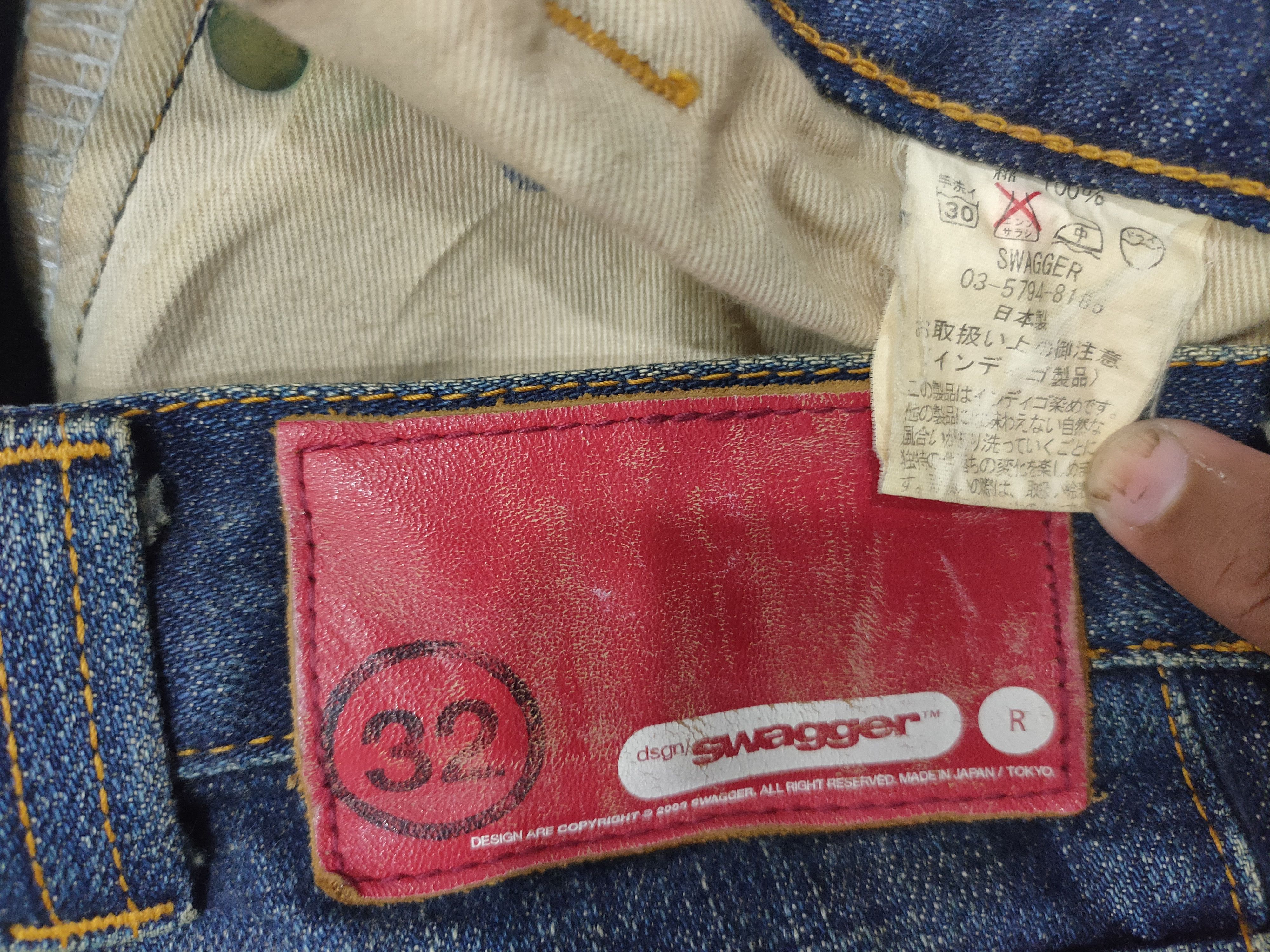 Swagger Japanese Brand Swagger Distress Denim Jeans Size US 37 - 8 Thumbnail