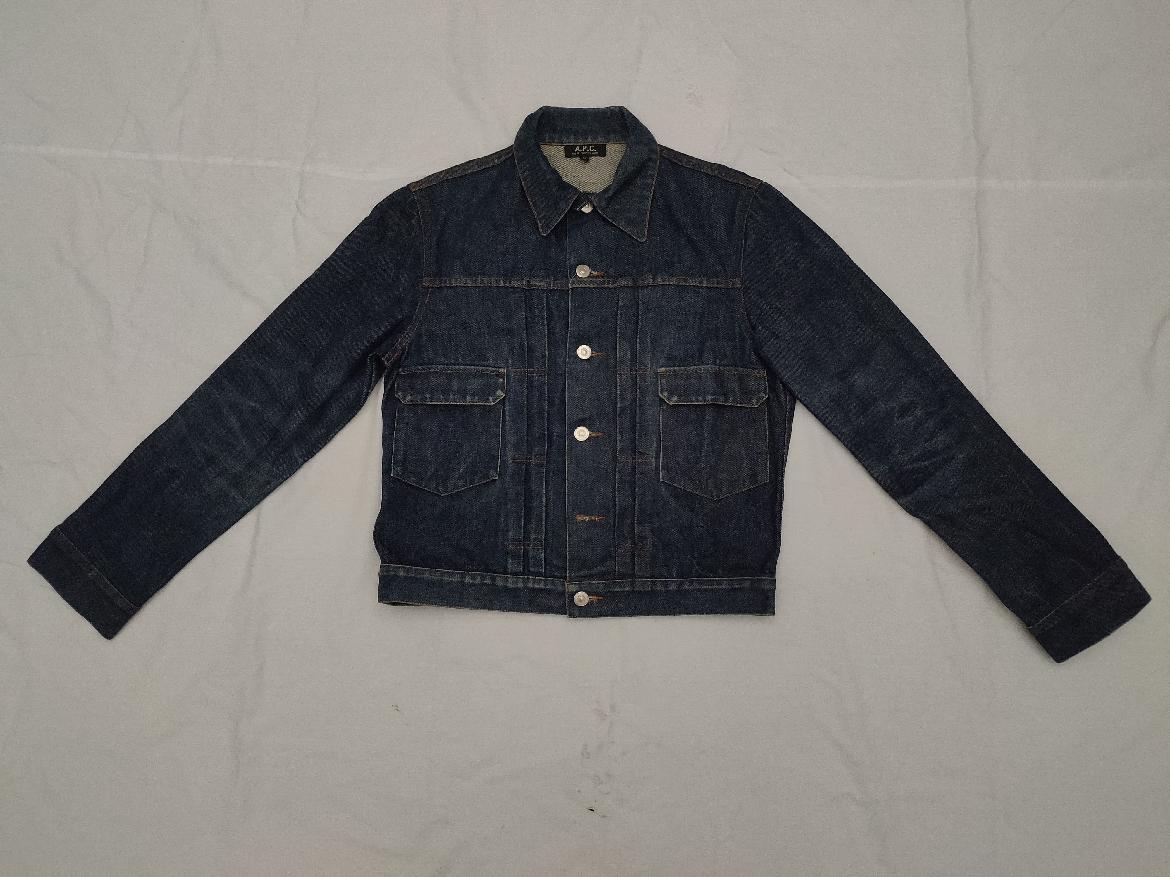 Vintage 90s A.P.C Selvedge Type 2 Denim Jacket