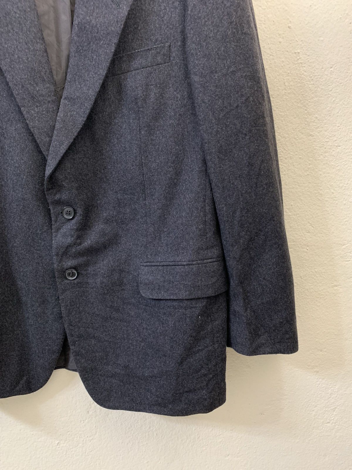 Saint Laurent Paris Vintage 70s Saint Laurent Paris Rive Gauche Blazer Jacket Size 52R - 2 Thumbnail