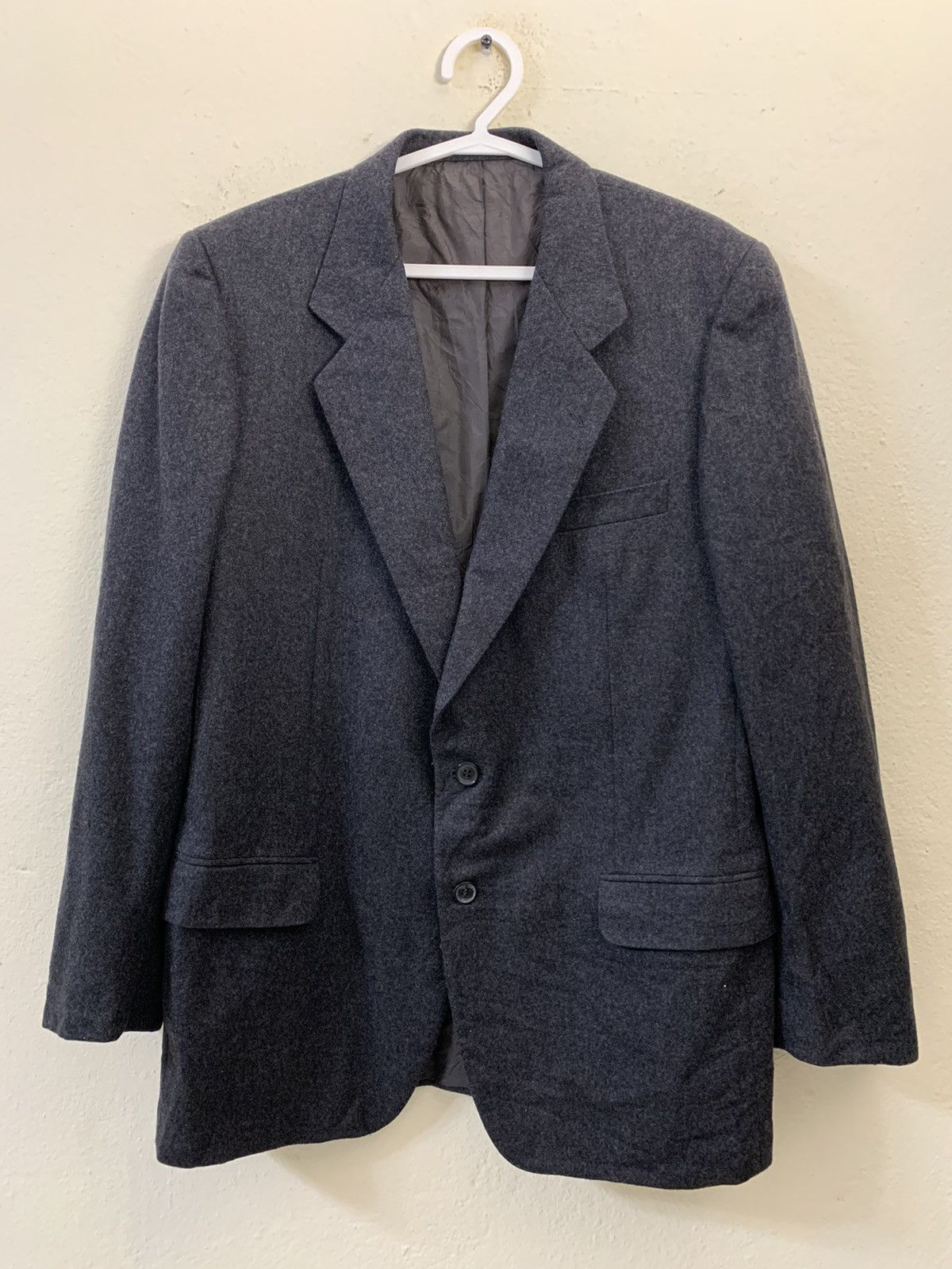 Saint Laurent Paris Vintage 70s Saint Laurent Paris Rive Gauche Blazer Jacket Size 52R - 1 Thumbnail