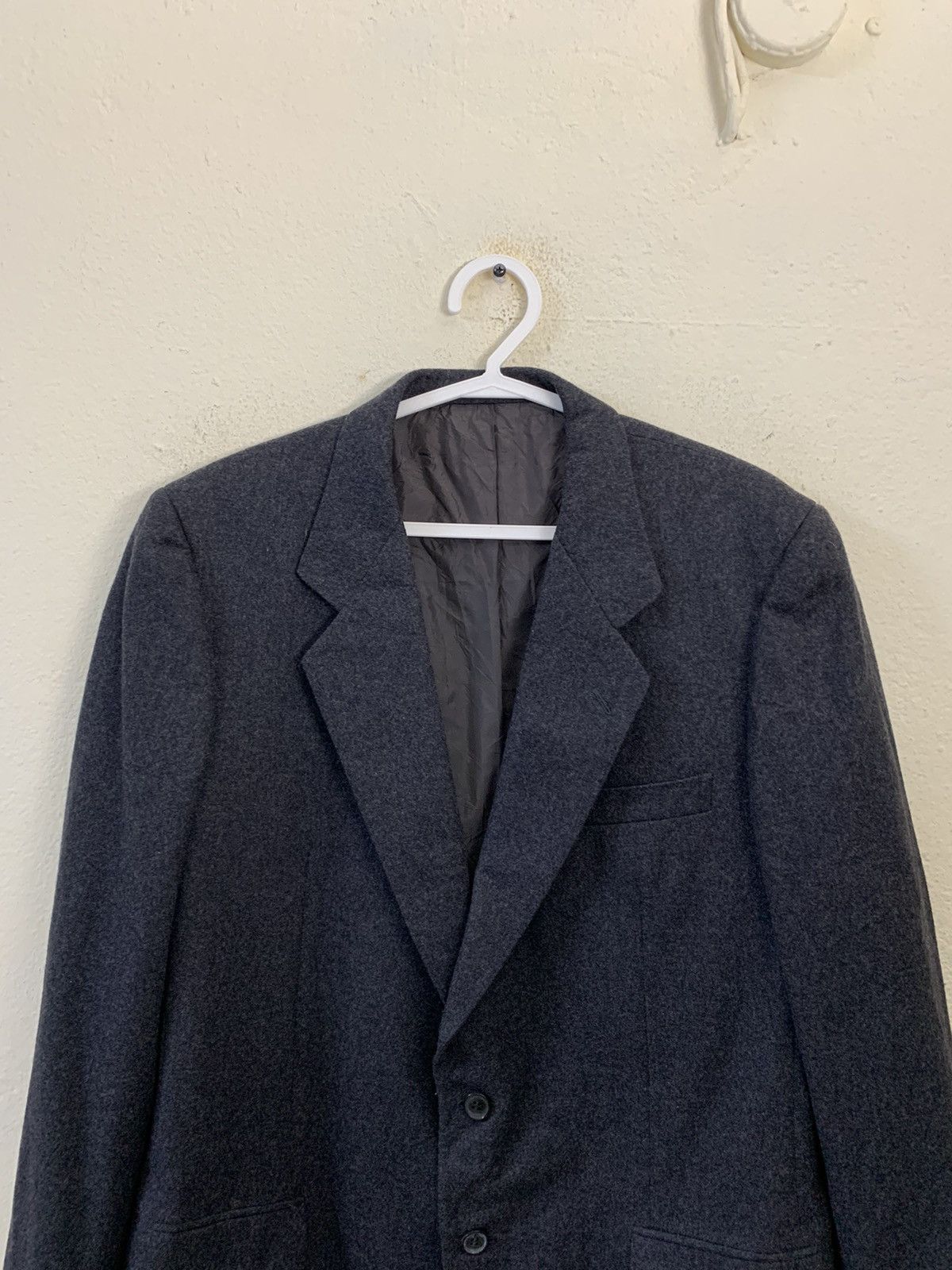 Saint Laurent Paris Vintage 70s Saint Laurent Paris Rive Gauche Blazer Jacket Size 52R - 4 Thumbnail