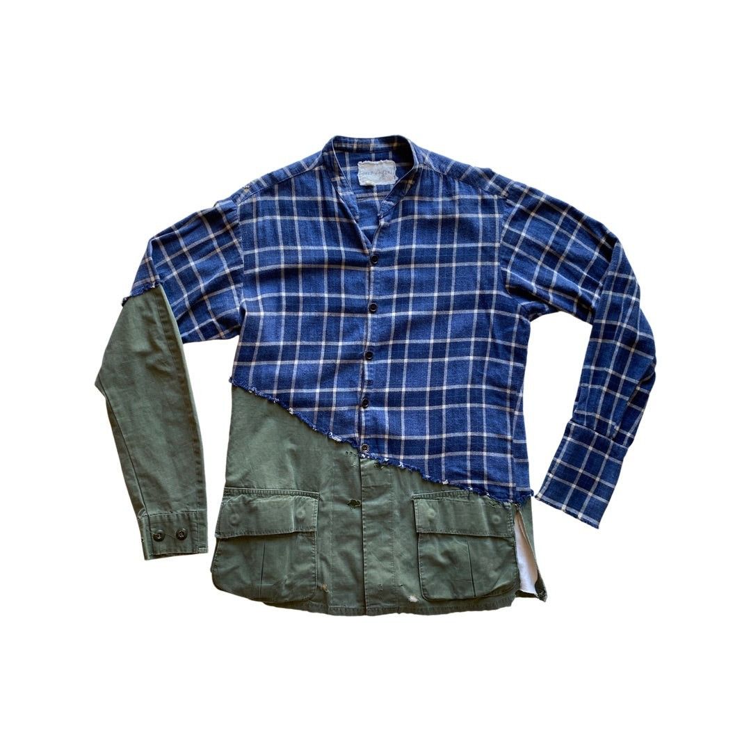 Greg Lauren Greg Lauren Flannel Blue/Green Size US L / EU 52-54 / 3 - 4 Thumbnail