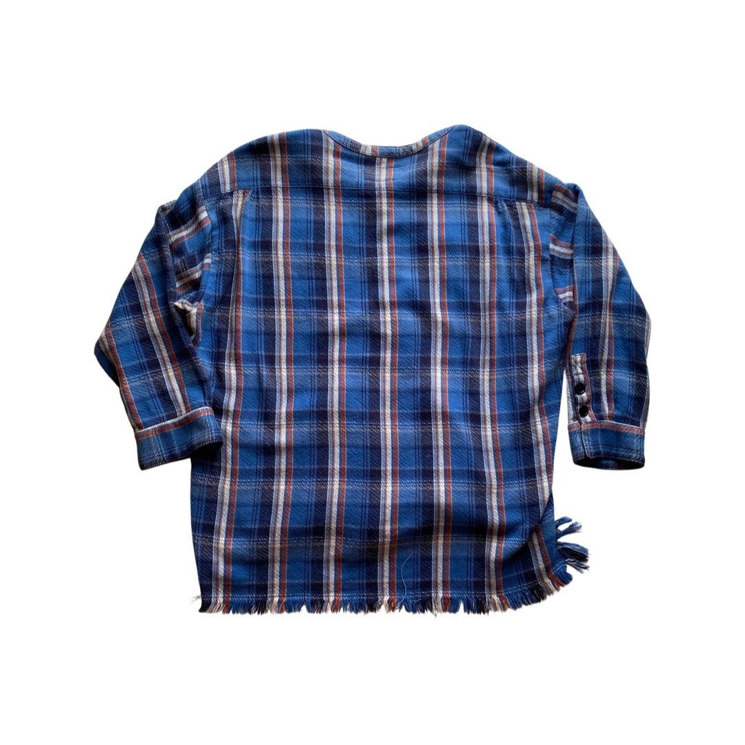 Greg Lauren Greg Lauren Plaid Flannel Blue Size US XXL / EU 58 / 5 - 7 Thumbnail