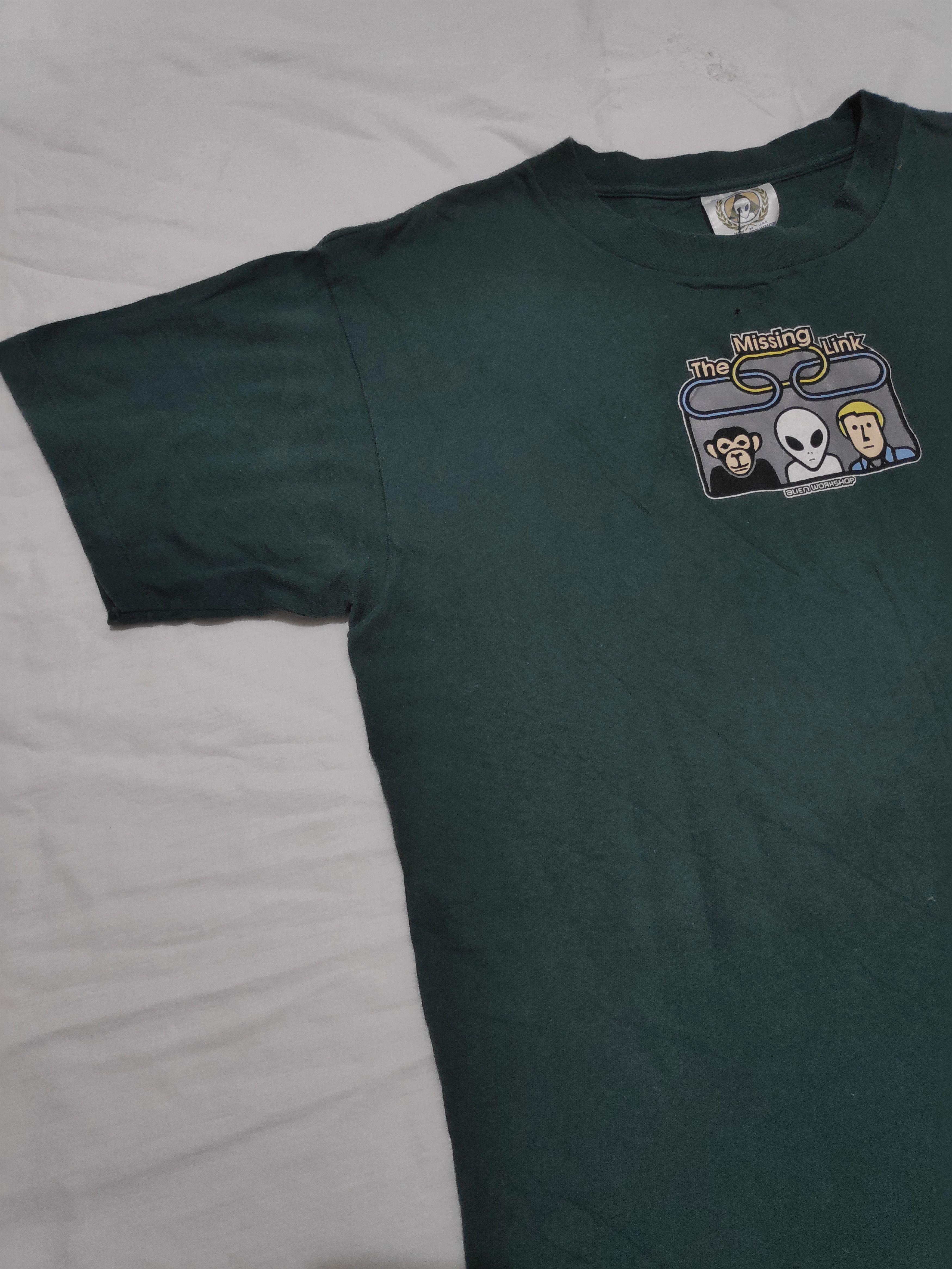Alien Workshop Vintage 90s Alien Workshop Tshirt The Missing Link Size US M / EU 48-50 / 2 - 3 Thumbnail