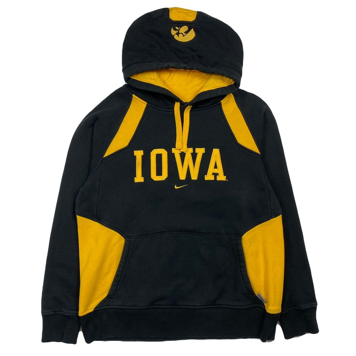 Vintage Nike Center Swoosh Hoodie Iowa College Size S