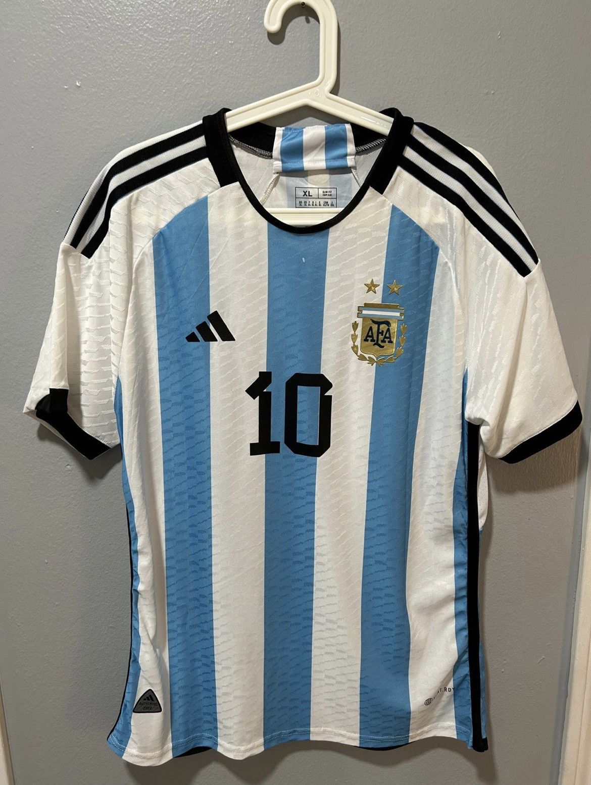 Adidas Argentina 2022 Messi Home Jersey Player Version | Grailed