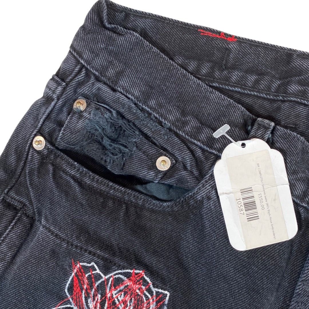 Mr. Completely Mr. Completely x Ant Label Flower Denim NWT Size US 32 / EU 48 - 3 Thumbnail