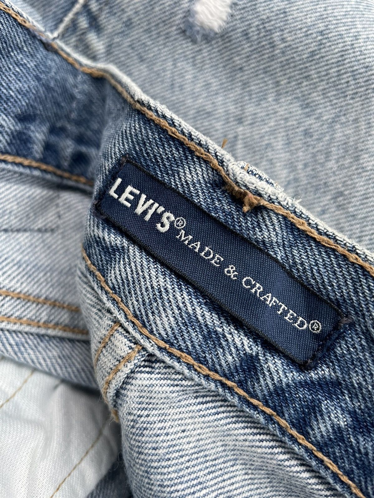 Levi's Made & Crafted Levis Made & Crafted Big E Distresed Jeans Size US 30 / EU 46 - 18 Thumbnail