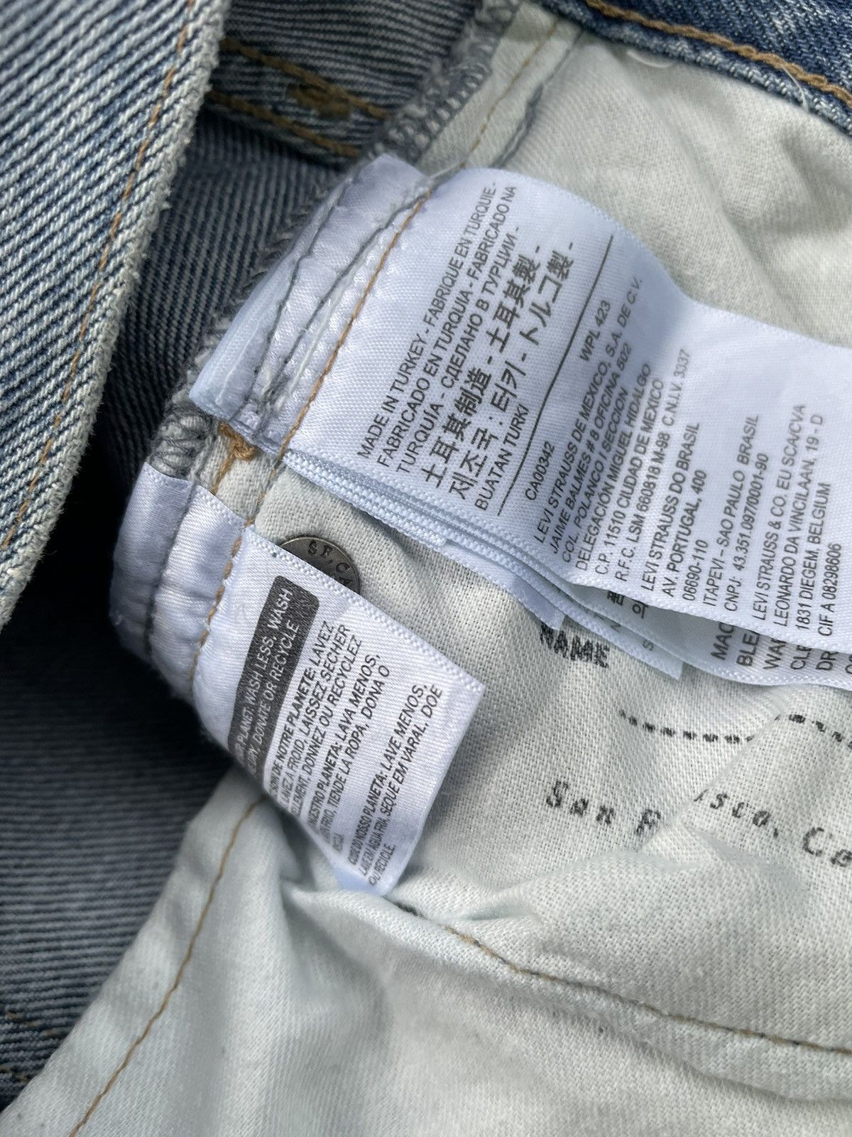 Levi's Made & Crafted Levis Made & Crafted Big E Distresed Jeans Size US 30 / EU 46 - 16 Thumbnail