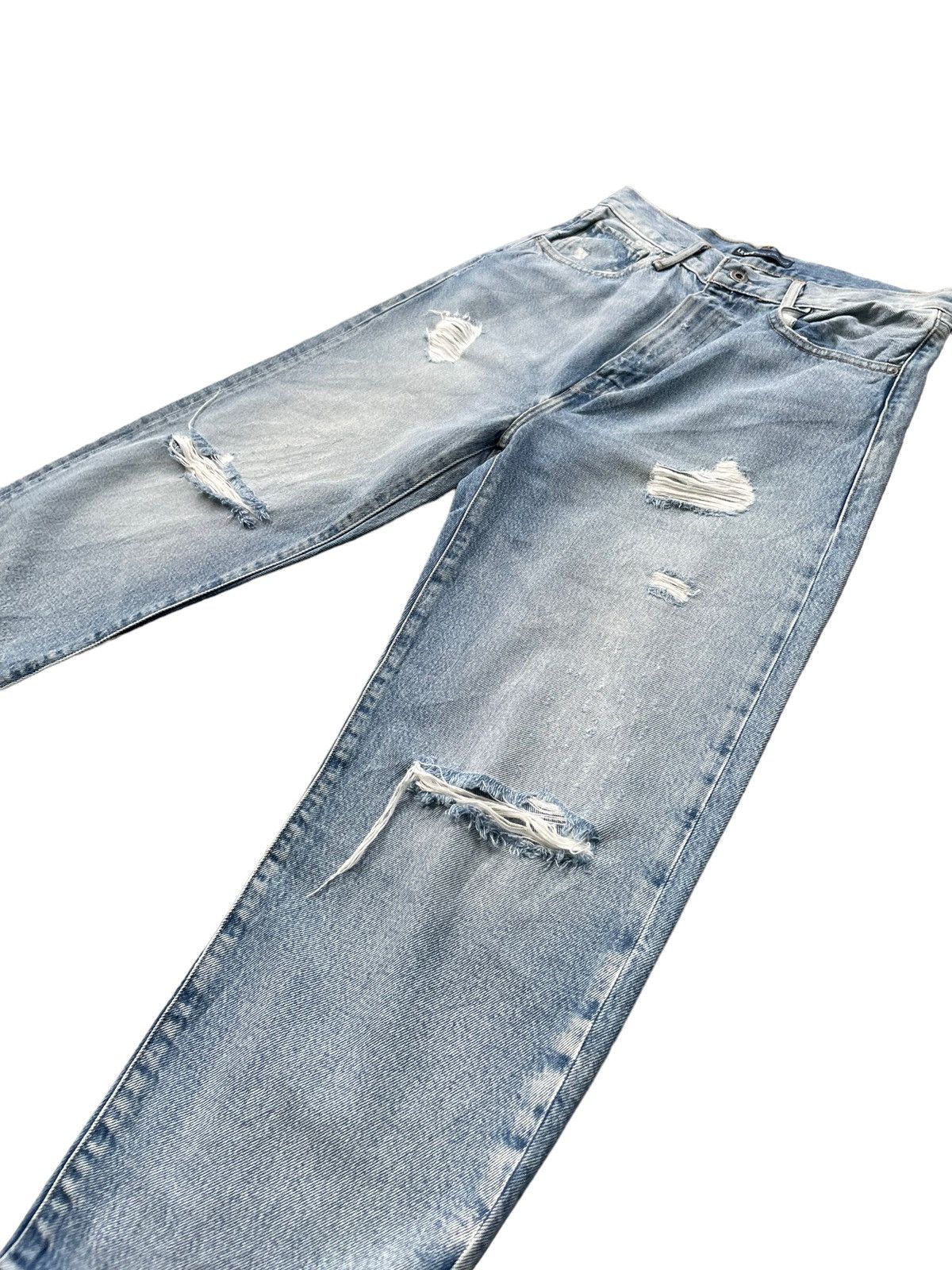 Levi's Made & Crafted Levis Made & Crafted Big E Distresed Jeans Size US 30 / EU 46 - 2 Thumbnail
