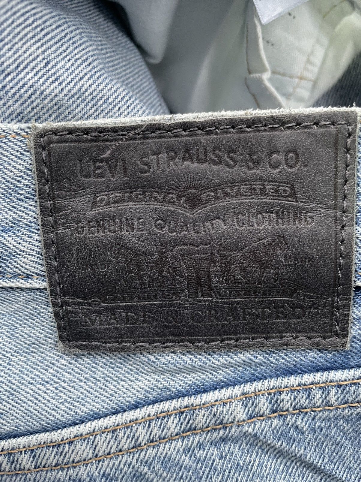 Levi's Made & Crafted Levis Made & Crafted Big E Distresed Jeans Size US 30 / EU 46 - 13 Thumbnail